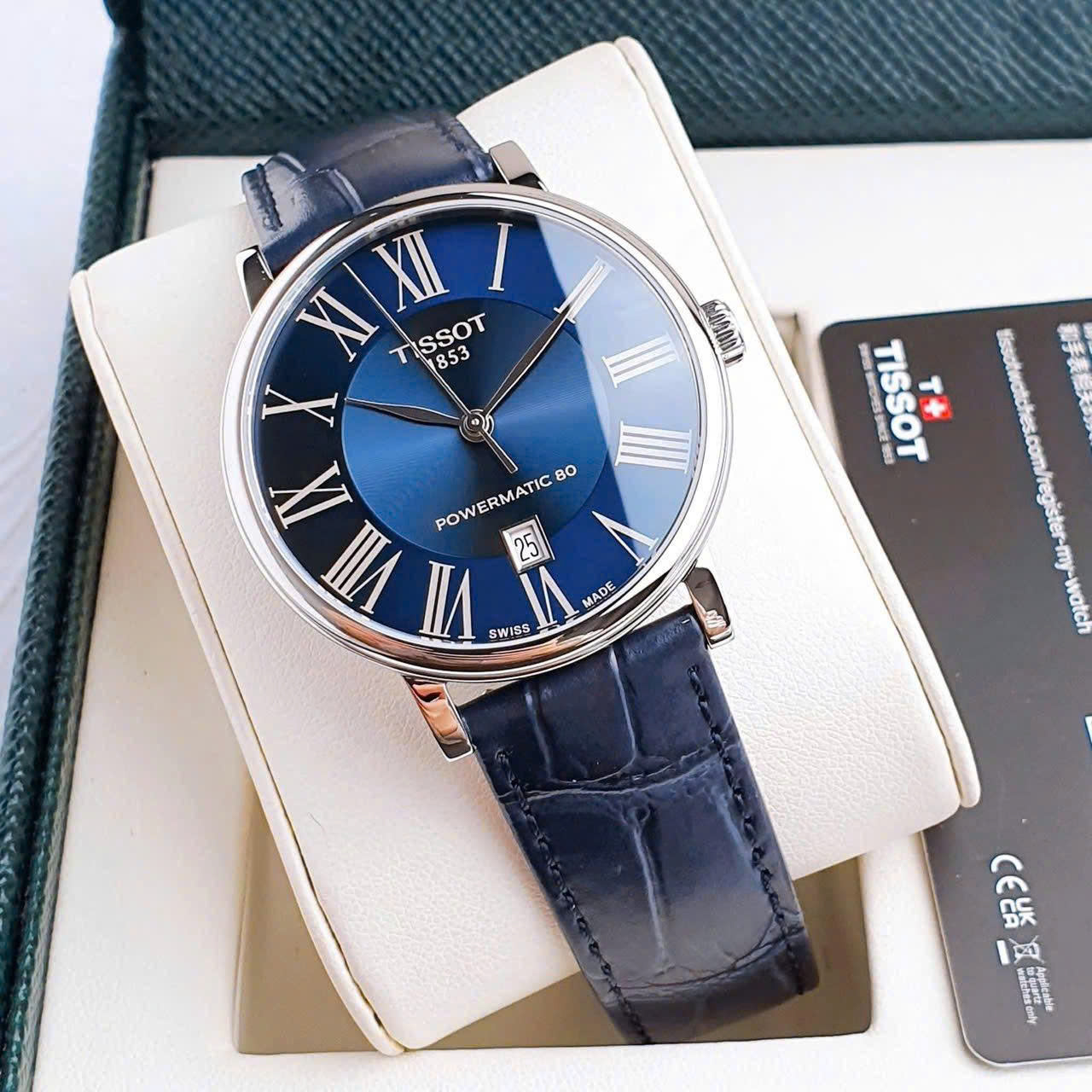Đồng Hồ Tissot Carson Premium Powermatic 80 T122.407.16.043.00 – Thanh Lịch, Máy Cơ Trữ Cót 80 Giờ