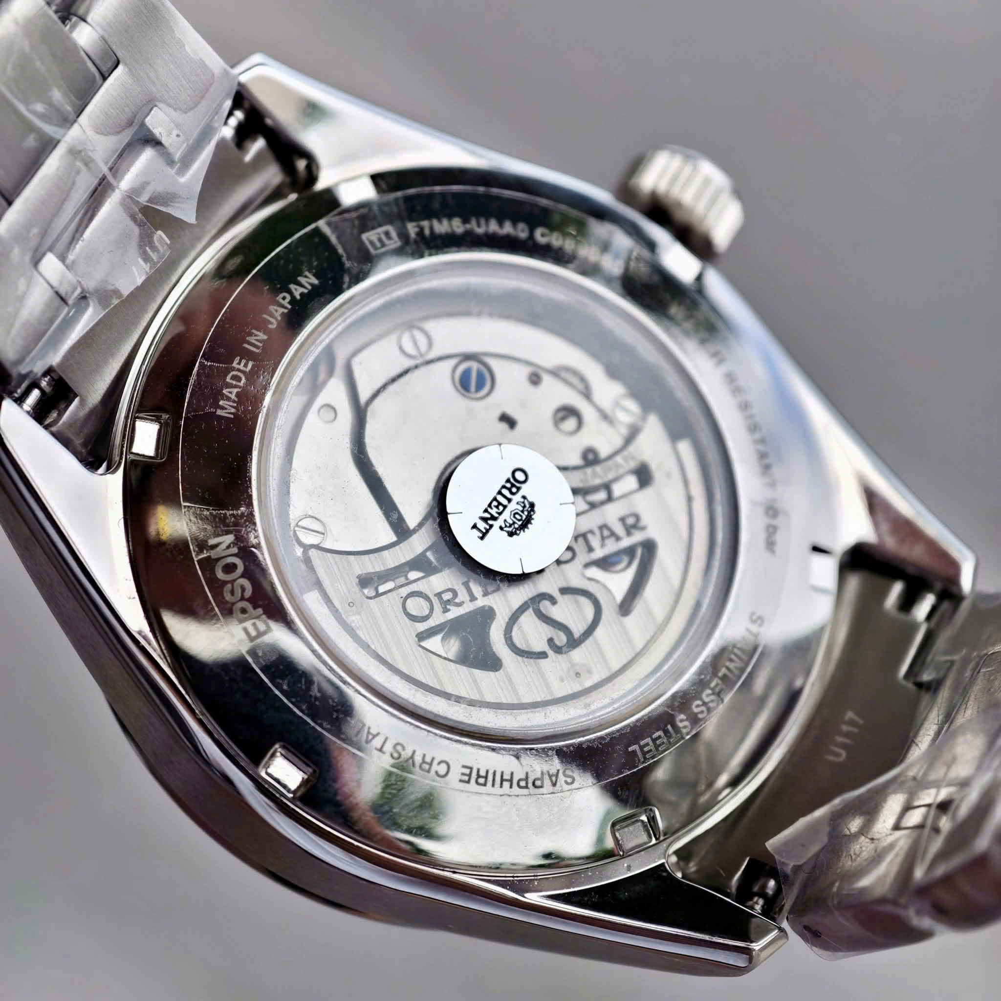 Đồng Hồ Orient Star Moonphase RK-AY0005A (RE-AY0005A00B) – Mặt Khảm Trai, Kim Nung Xanh, Máy F7M6
