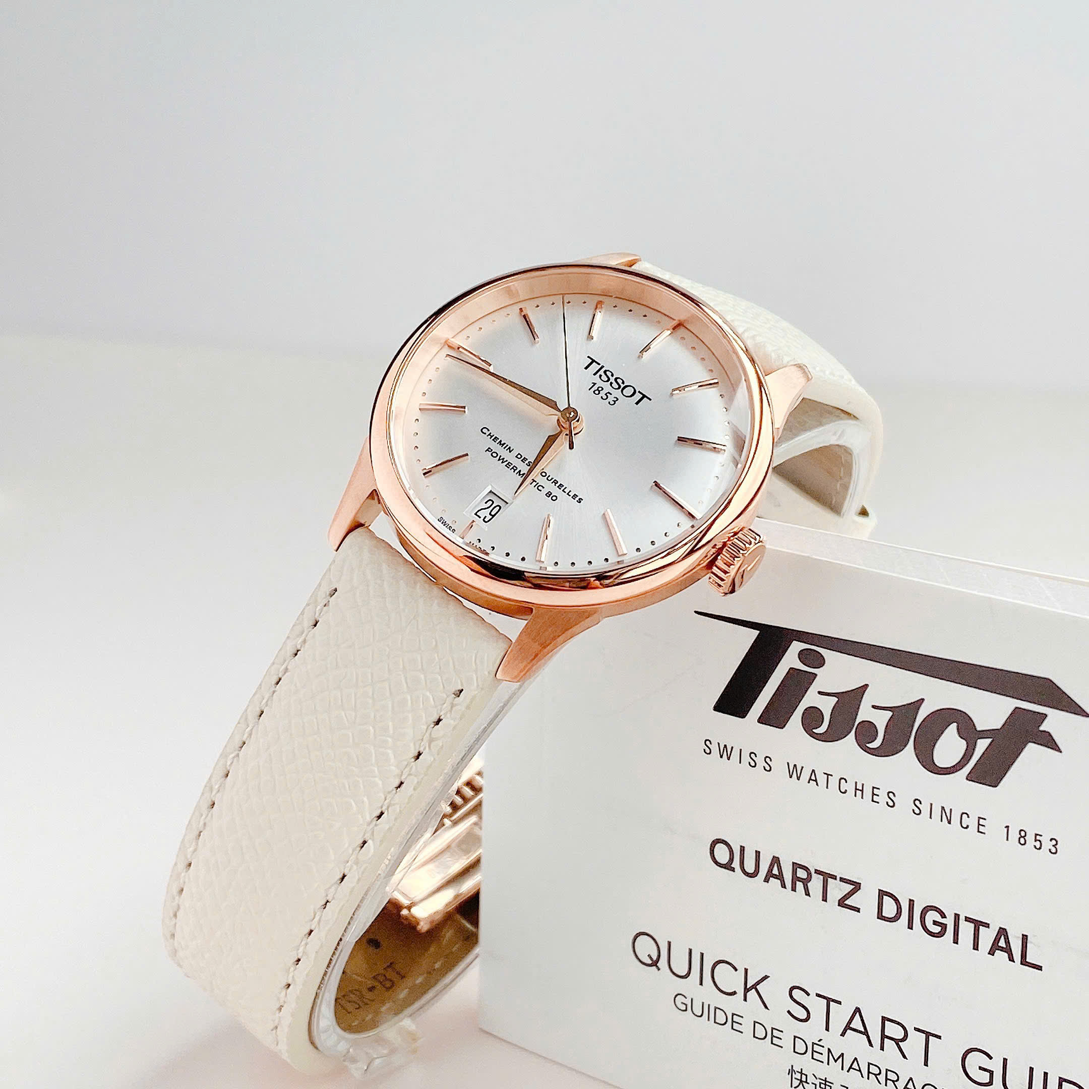 Đồng Hồ Nữ Tissot Chemin des Tourelles T139.207.36.031.00 – Powermatic 80, Size 34mm