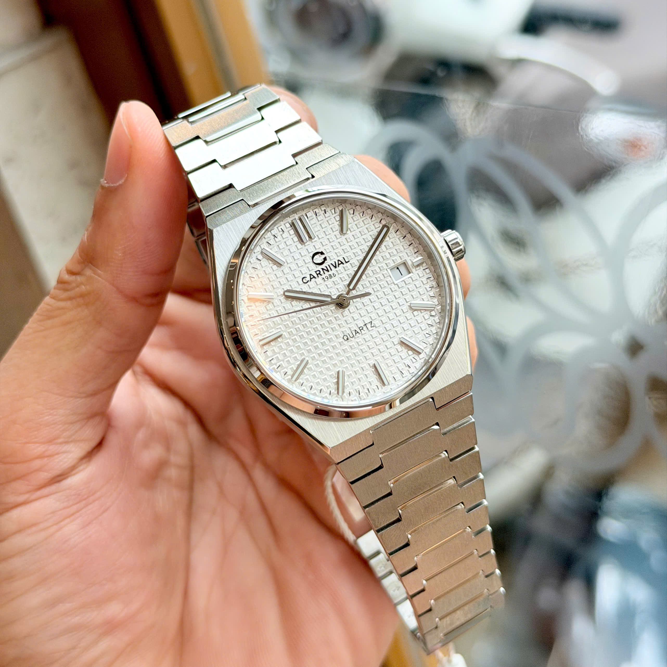 Đồng Hồ Carnival 8251G PRX Mới Ra Mắt – Rose Gold, Size 38mm, Mỏng Hơn 9mm