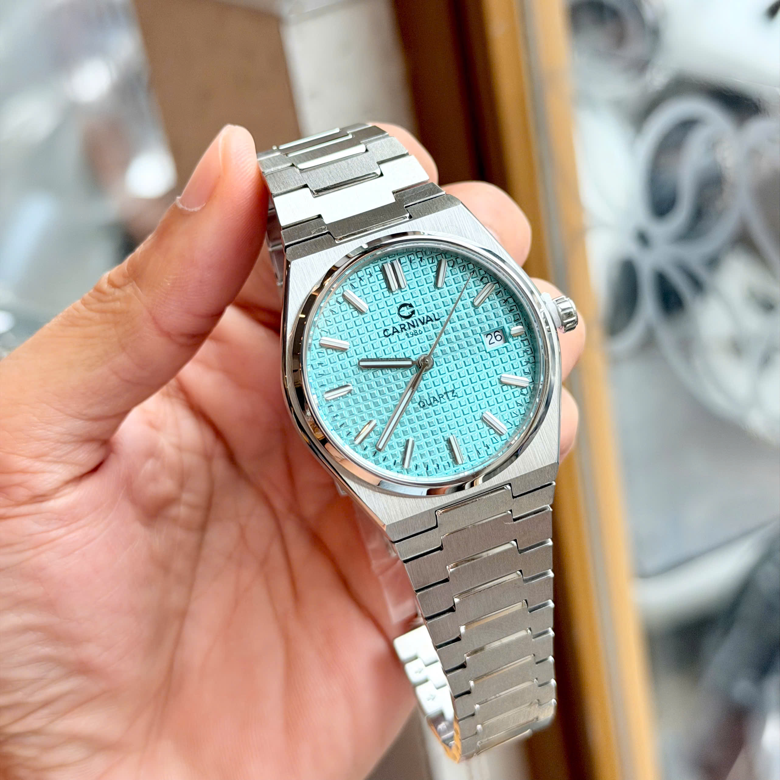 Đồng Hồ Carnival 8251G PRX Mới Ra Mắt – Rose Gold, Size 38mm, Mỏng Hơn 9mm