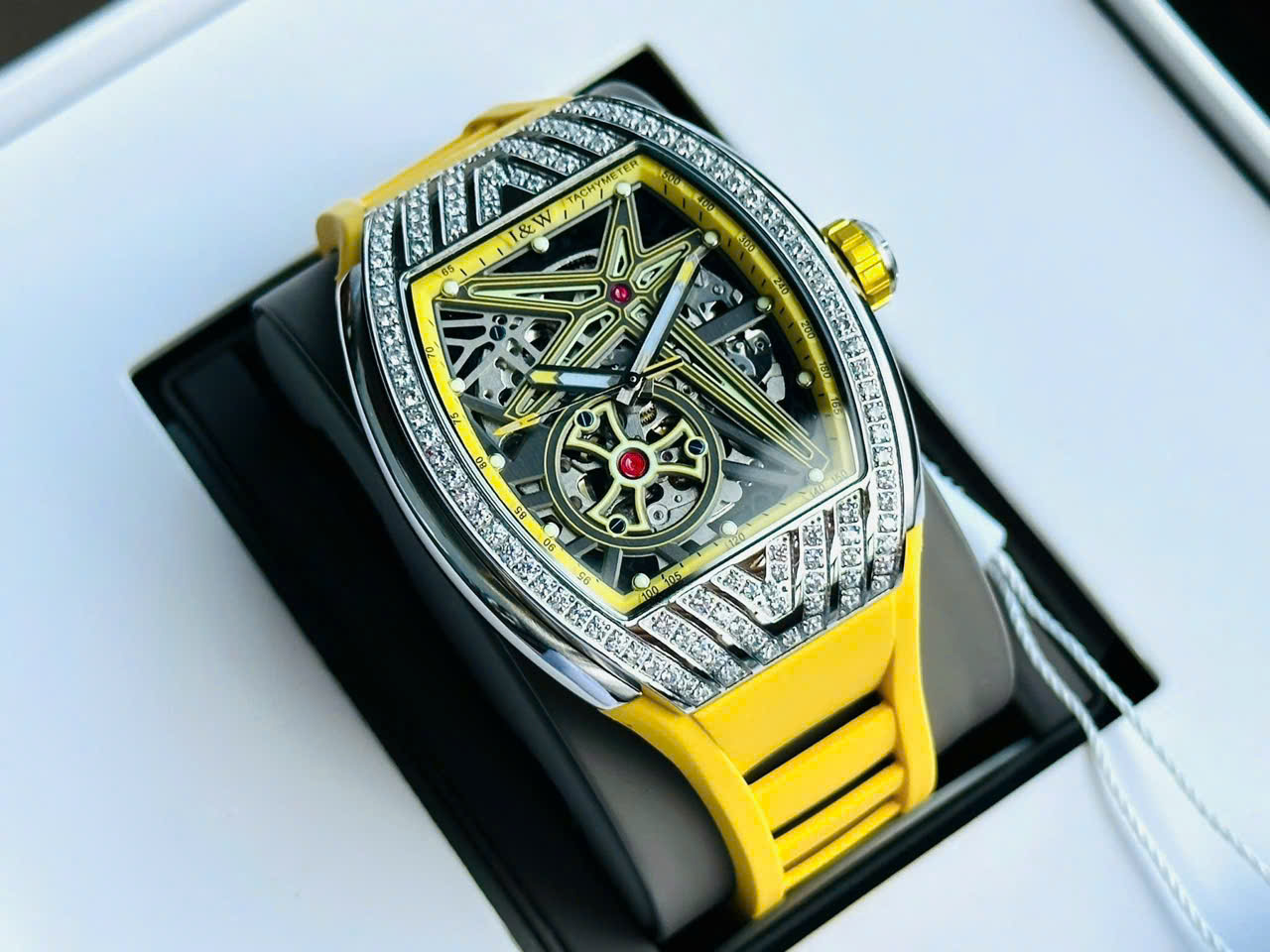 Đồng Hồ Nam I&W Carnival 759G3 Automatic – Form Thùng Rượu 43mm, Máy Cơ Nhật