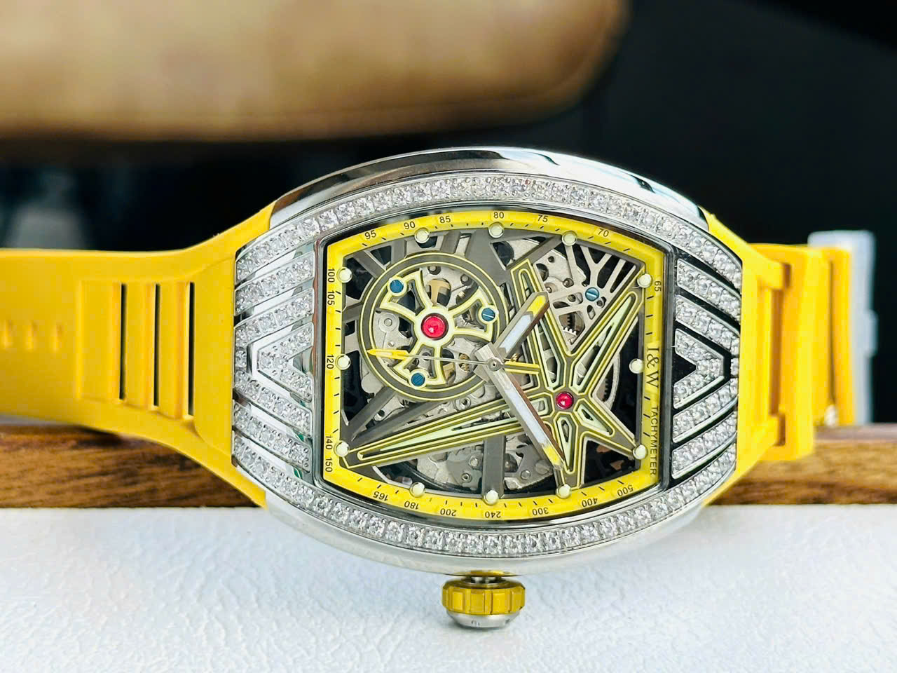 Đồng Hồ Nam I&W Carnival 759G3 Automatic – Form Thùng Rượu 43mm, Máy Cơ Nhật
