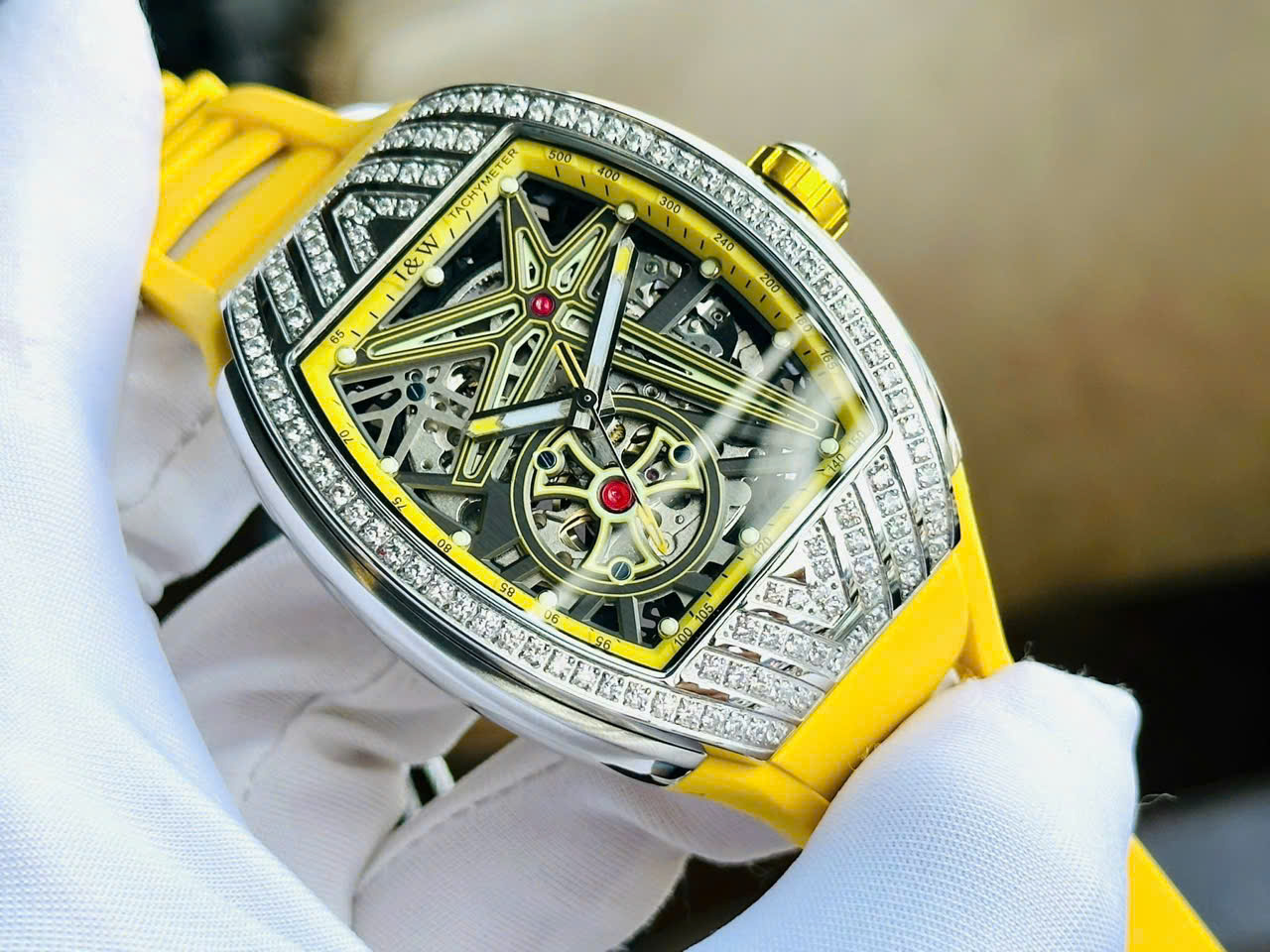 Đồng Hồ Nam I&W Carnival 759G3 Automatic – Form Thùng Rượu 43mm, Máy Cơ Nhật