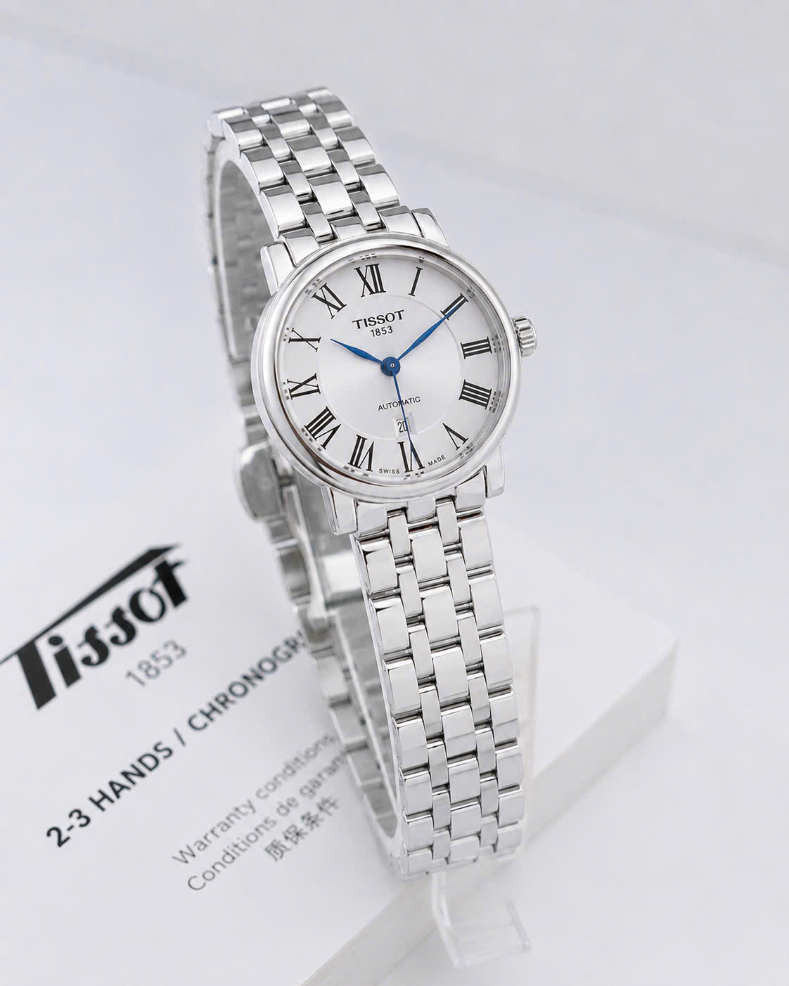 Đồng Hồ Nữ Tissot Carson Automatic T122.207.11.033.00 – Thanh Lịch Chuẩn Thụy Sĩ