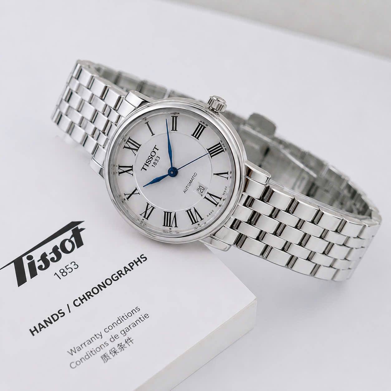Đồng Hồ Nữ Tissot Carson Automatic T122.207.11.033.00 – Thanh Lịch Chuẩn Thụy Sĩ