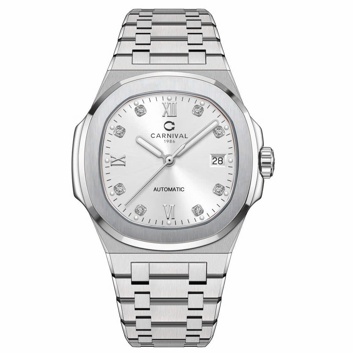 +48 Mẫu Đồng Hồ Carnival 8160G Automatic Nhật Bản – Sapphire 41mm, 50M, Đầy Đủ Các Phiên Bản