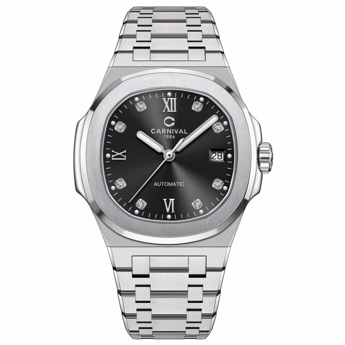 +48 Mẫu Đồng Hồ Carnival 8160G Automatic Nhật Bản – Sapphire 41mm, 50M, Đầy Đủ Các Phiên Bản