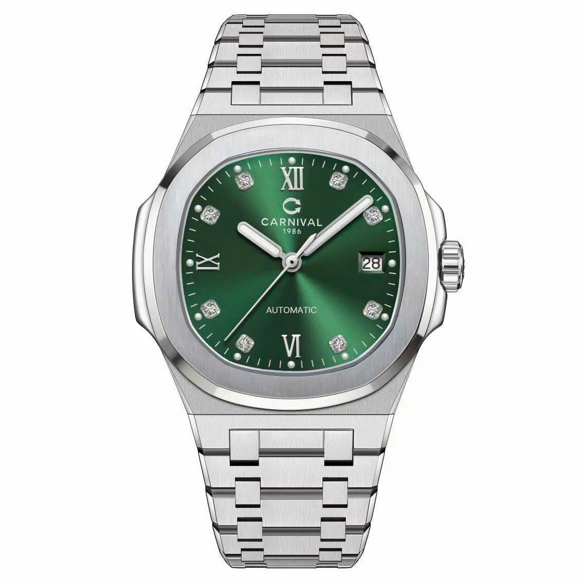 +48 Mẫu Đồng Hồ Carnival 8160G Automatic Nhật Bản – Sapphire 41mm, 50M, Đầy Đủ Các Phiên Bản