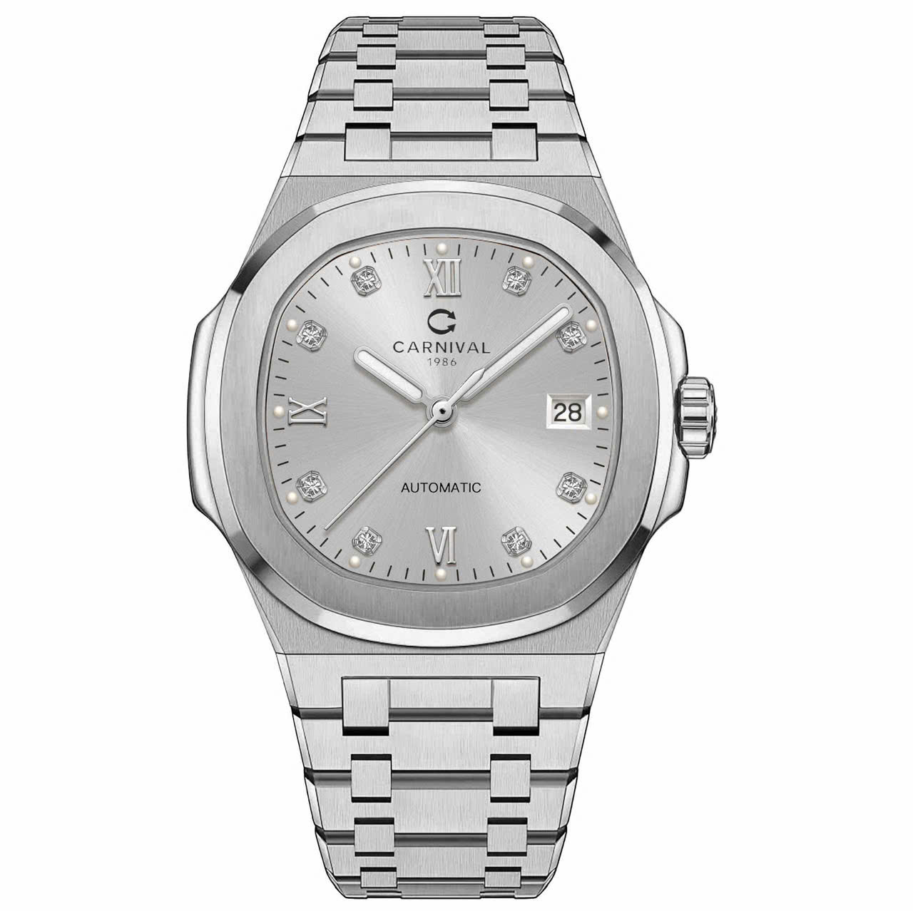 +48 Mẫu Đồng Hồ Carnival 8160G Automatic Nhật Bản – Sapphire 41mm, 50M, Đầy Đủ Các Phiên Bản