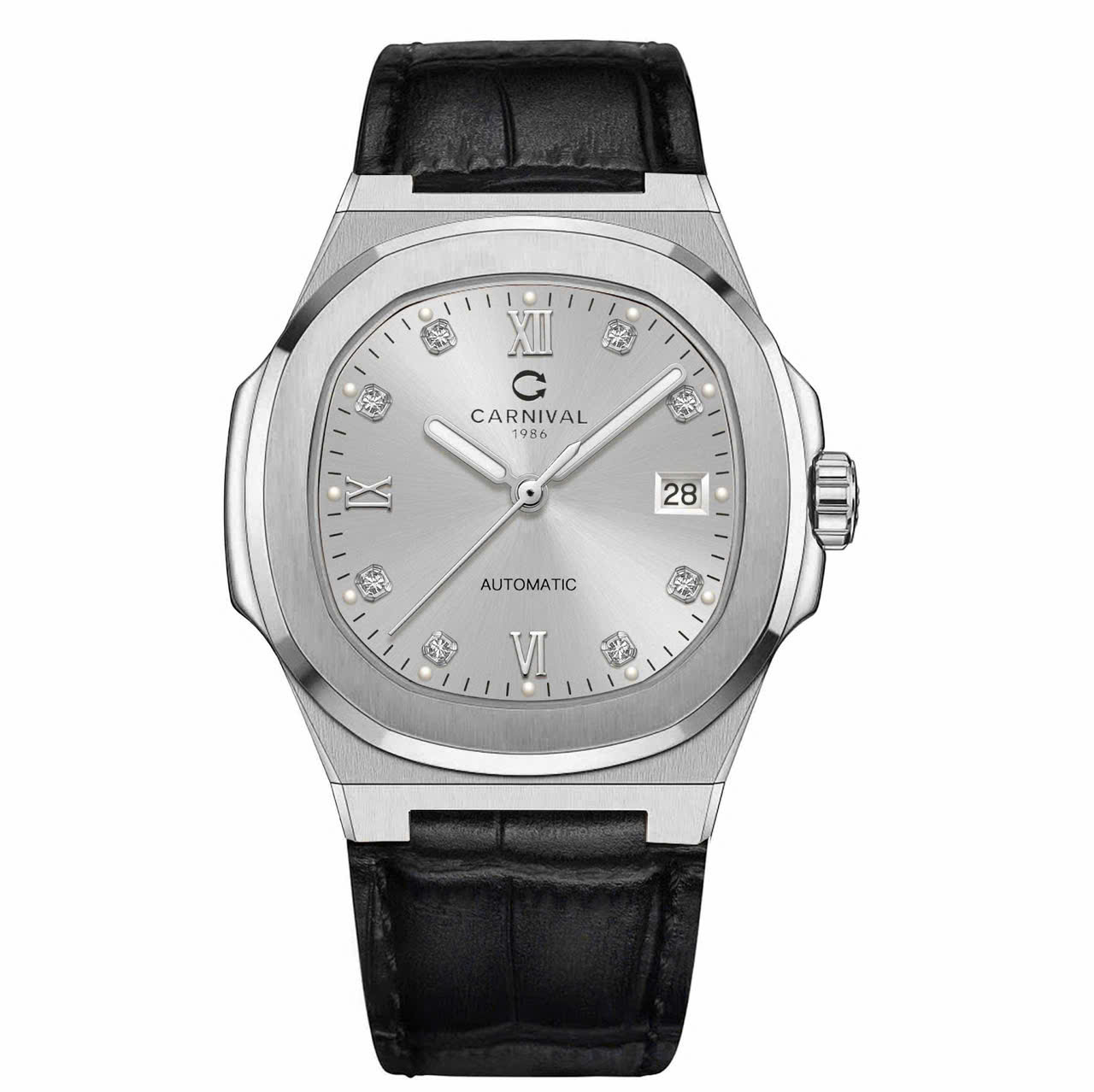 +48 Mẫu Đồng Hồ Carnival 8160G Automatic Nhật Bản – Sapphire 41mm, 50M, Đầy Đủ Các Phiên Bản