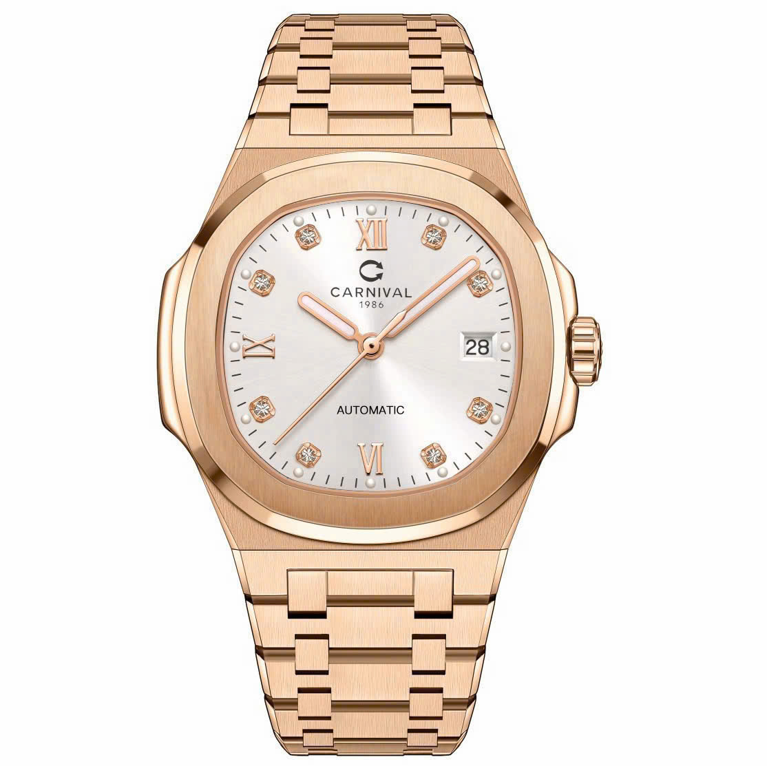 +48 Mẫu Đồng Hồ Carnival 8160G Automatic Nhật Bản – Sapphire 41mm, 50M, Đầy Đủ Các Phiên Bản