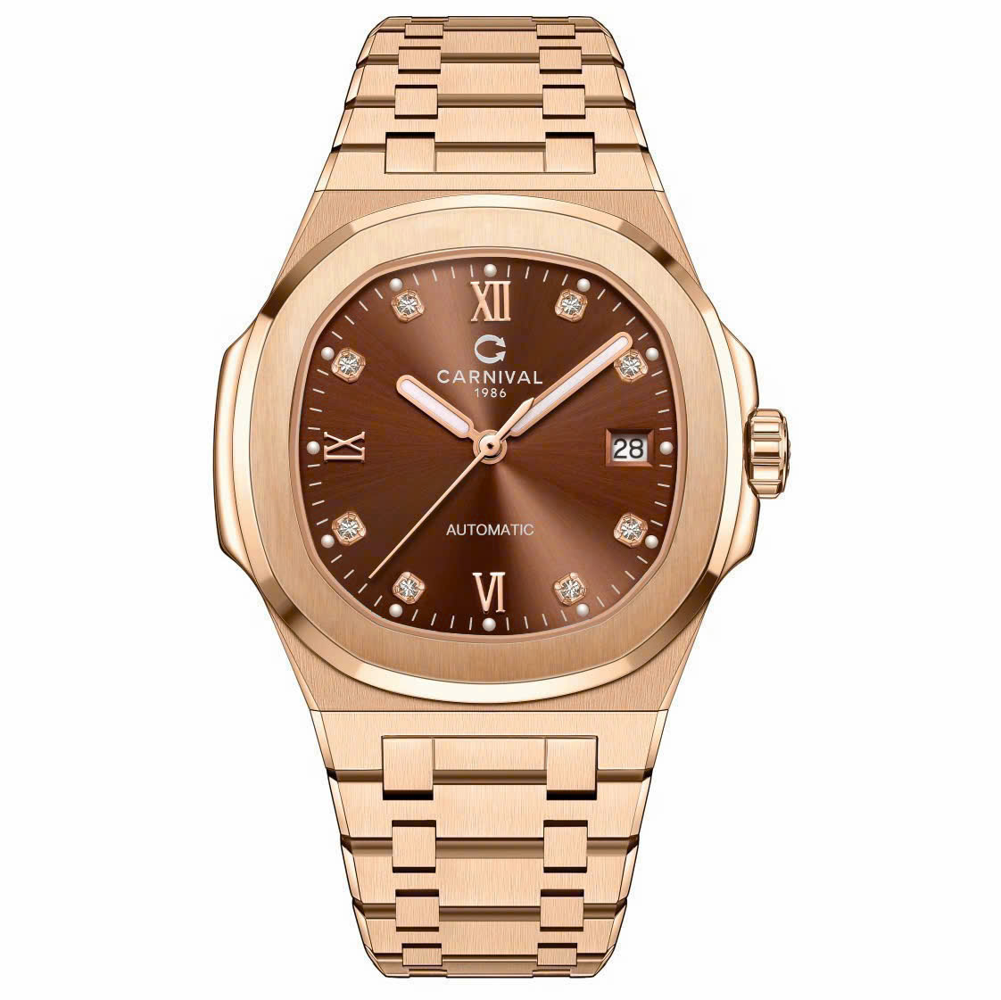 +48 Mẫu Đồng Hồ Carnival 8160G Automatic Nhật Bản – Sapphire 41mm, 50M, Đầy Đủ Các Phiên Bản