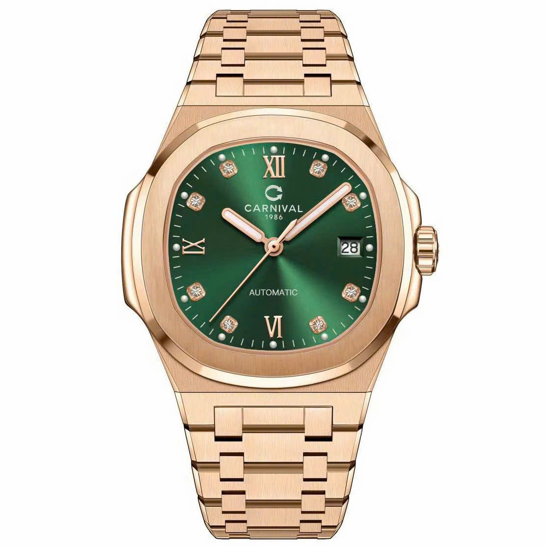 +48 Mẫu Đồng Hồ Carnival 8160G Automatic Nhật Bản – Sapphire 41mm, 50M, Đầy Đủ Các Phiên Bản