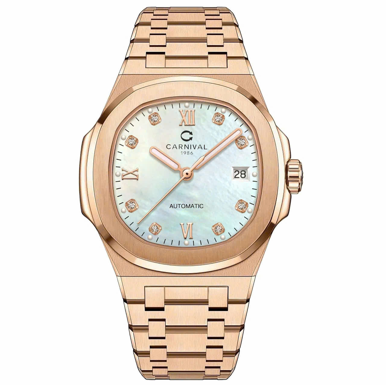 +48 Mẫu Đồng Hồ Carnival 8160G Automatic Nhật Bản – Sapphire 41mm, 50M, Đầy Đủ Các Phiên Bản