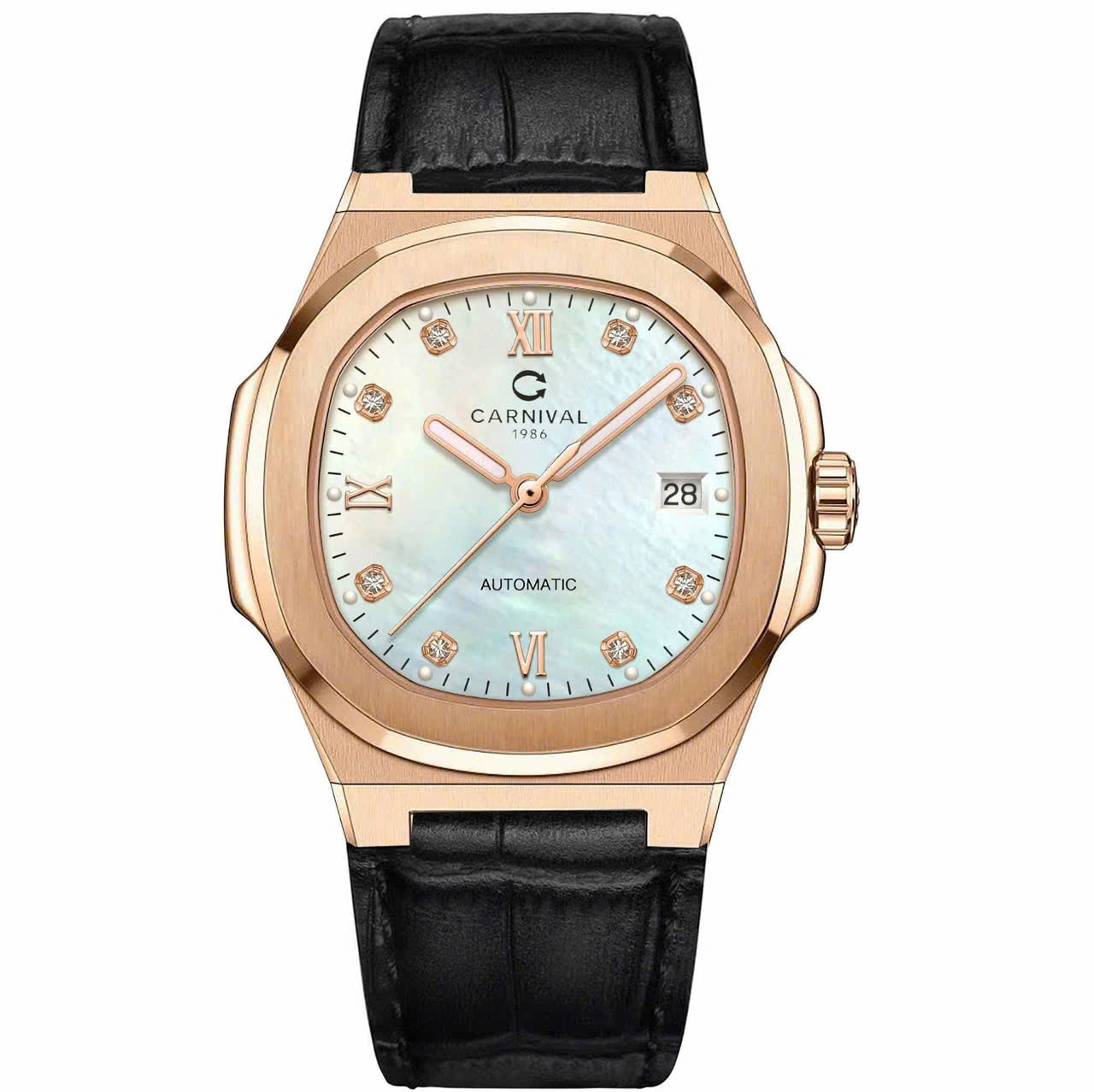 +48 Mẫu Đồng Hồ Carnival 8160G Automatic Nhật Bản – Sapphire 41mm, 50M, Đầy Đủ Các Phiên Bản