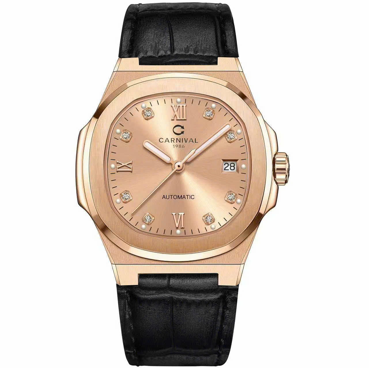 +48 Mẫu Đồng Hồ Carnival 8160G Automatic Nhật Bản – Sapphire 41mm, 50M, Đầy Đủ Các Phiên Bản