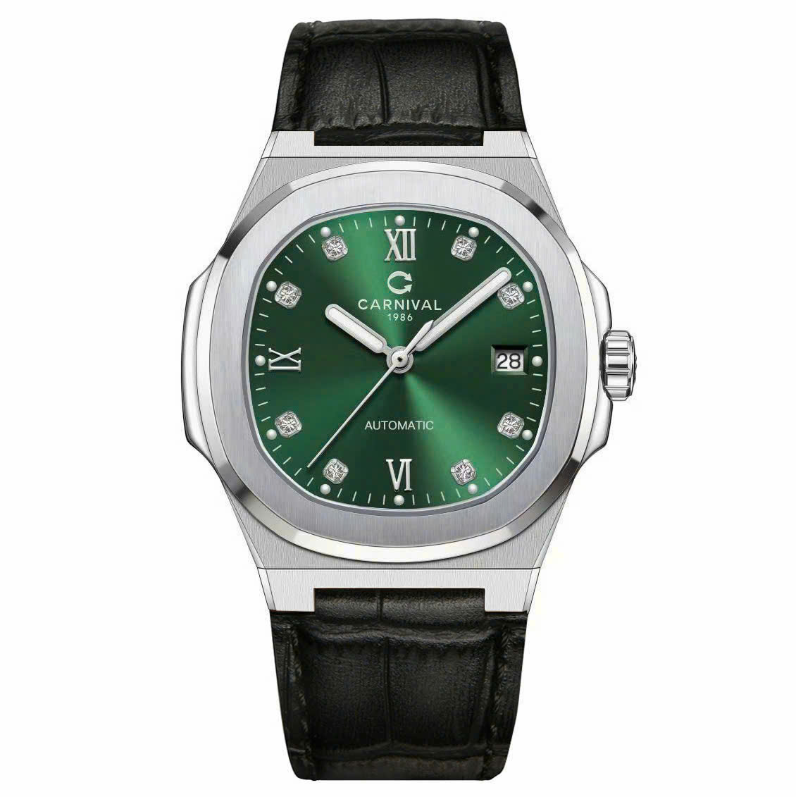 +48 Mẫu Đồng Hồ Carnival 8160G Automatic Nhật Bản – Sapphire 41mm, 50M, Đầy Đủ Các Phiên Bản