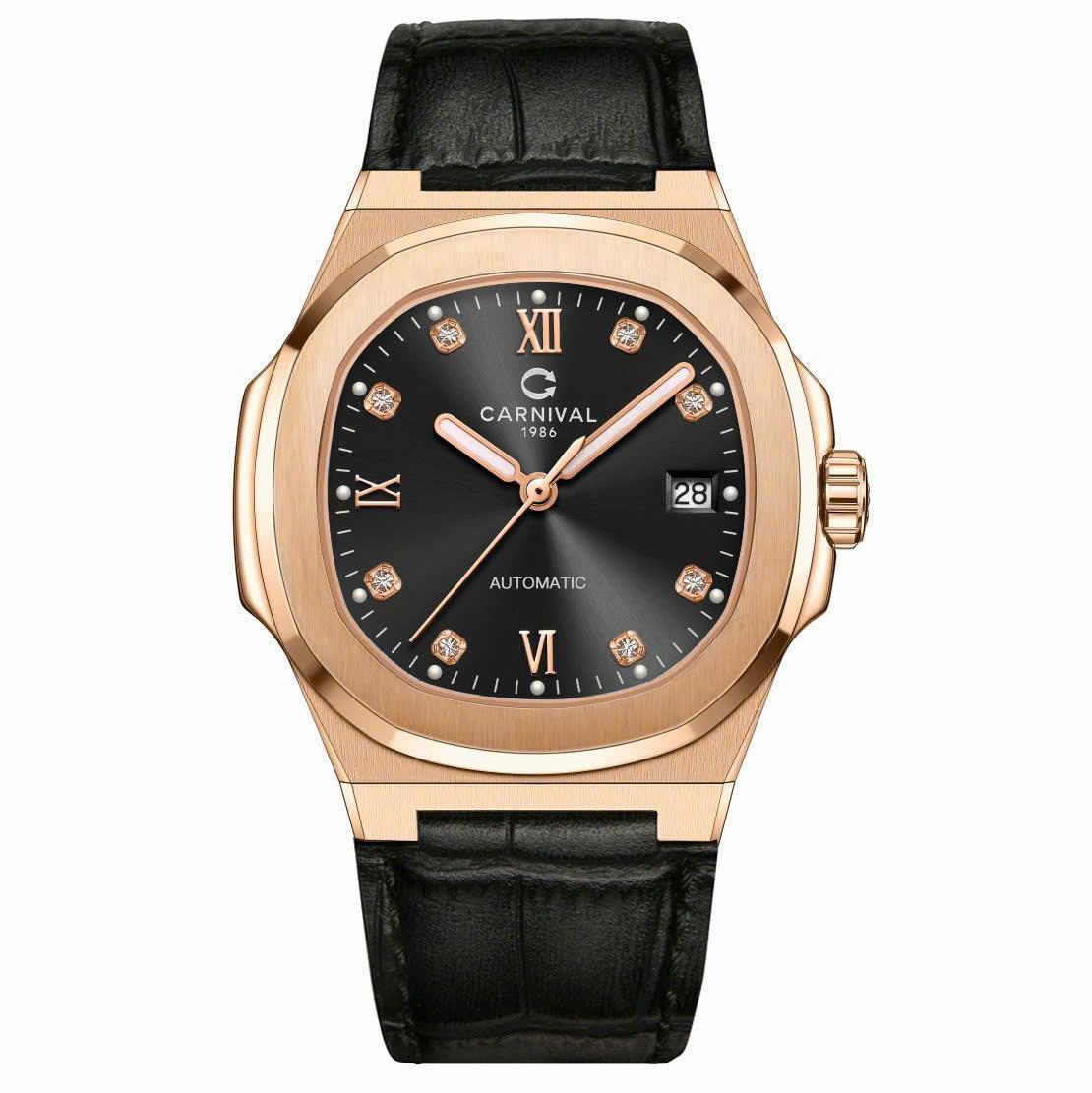 +48 Mẫu Đồng Hồ Carnival 8160G Automatic Nhật Bản – Sapphire 41mm, 50M, Đầy Đủ Các Phiên Bản