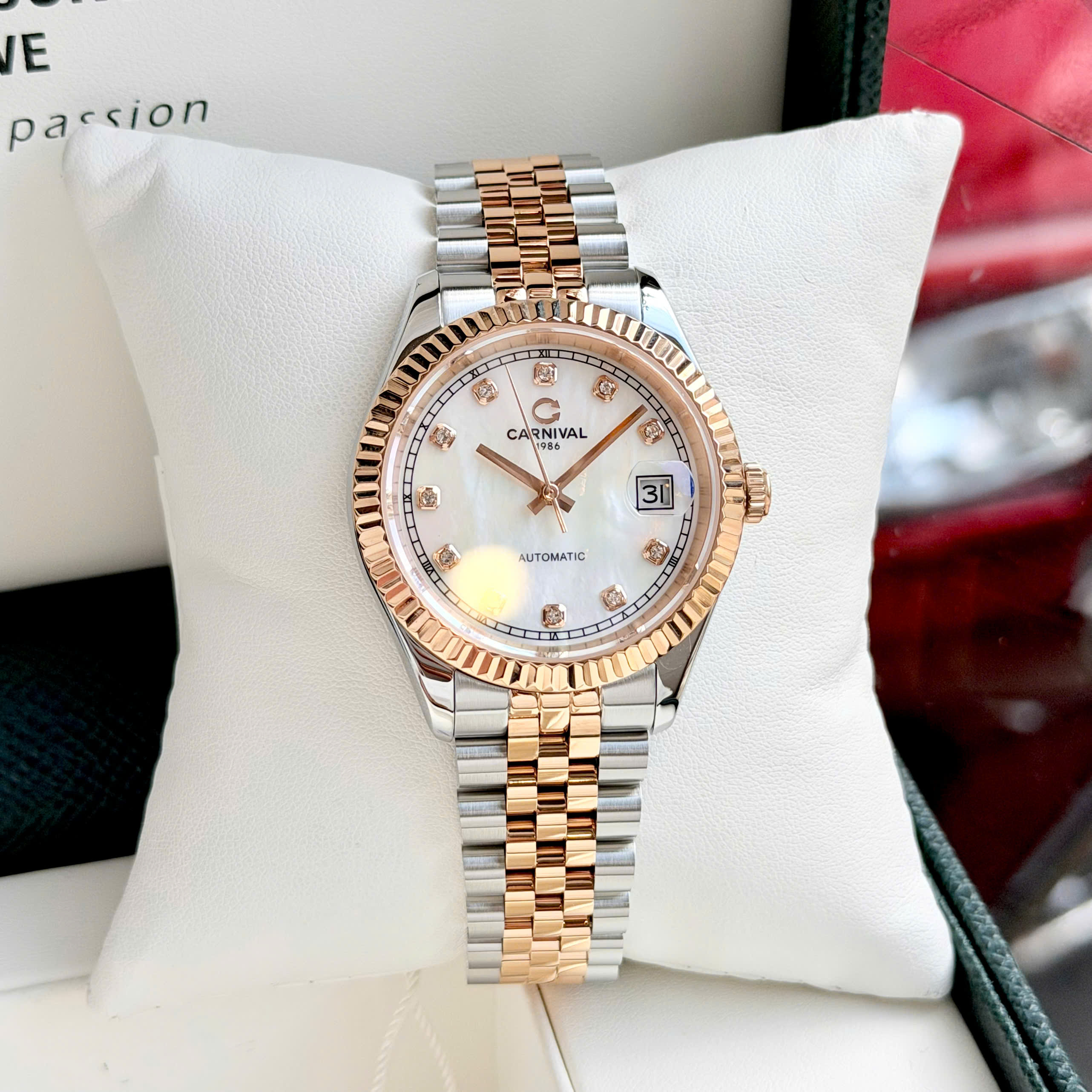 +40 Mẫu Đồng Hồ Carnival 8250G 38mm Chính Hãng – Automatic Nhật, Sapphire