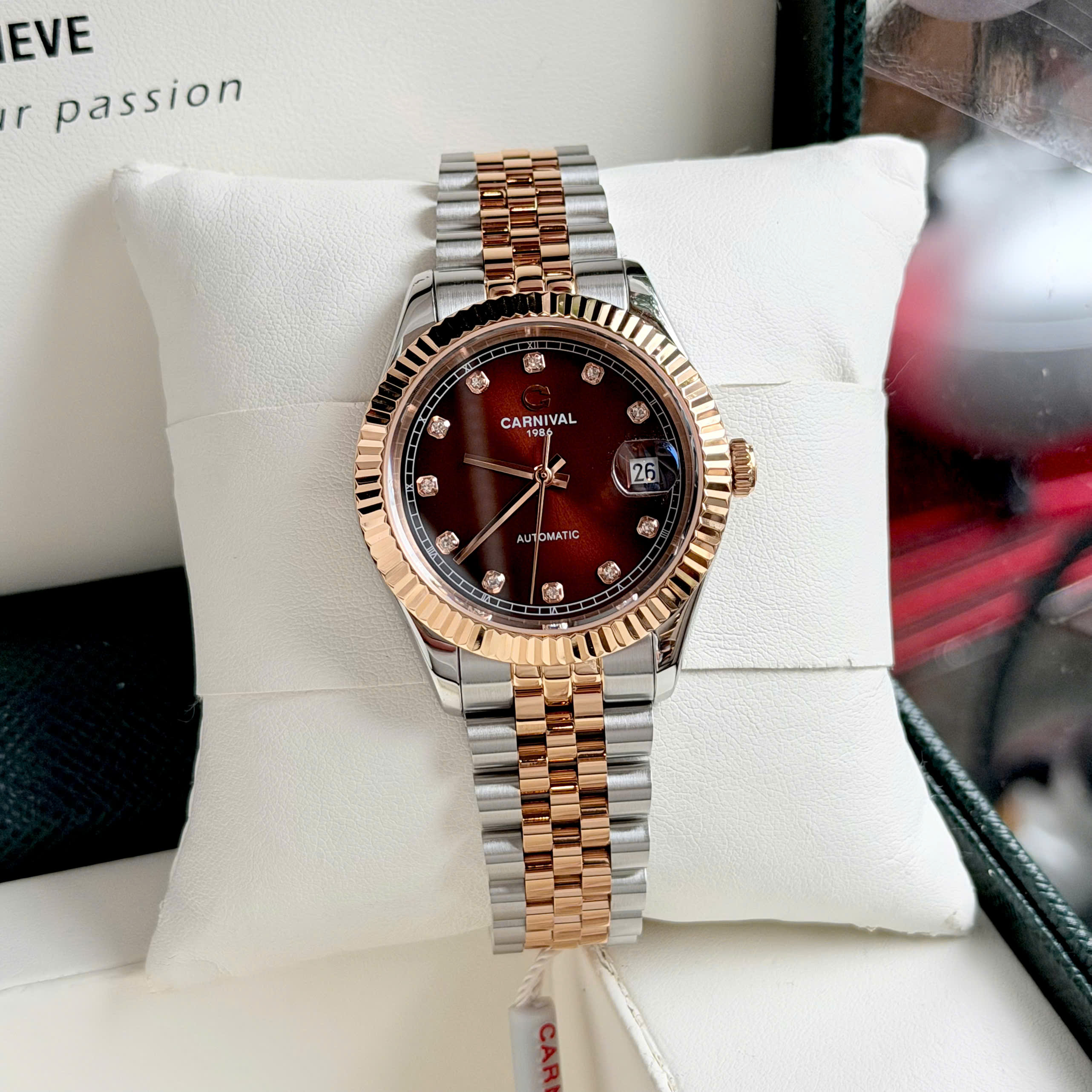 +40 Mẫu Đồng Hồ Carnival 8250G 38mm Chính Hãng – Automatic Nhật, Sapphire