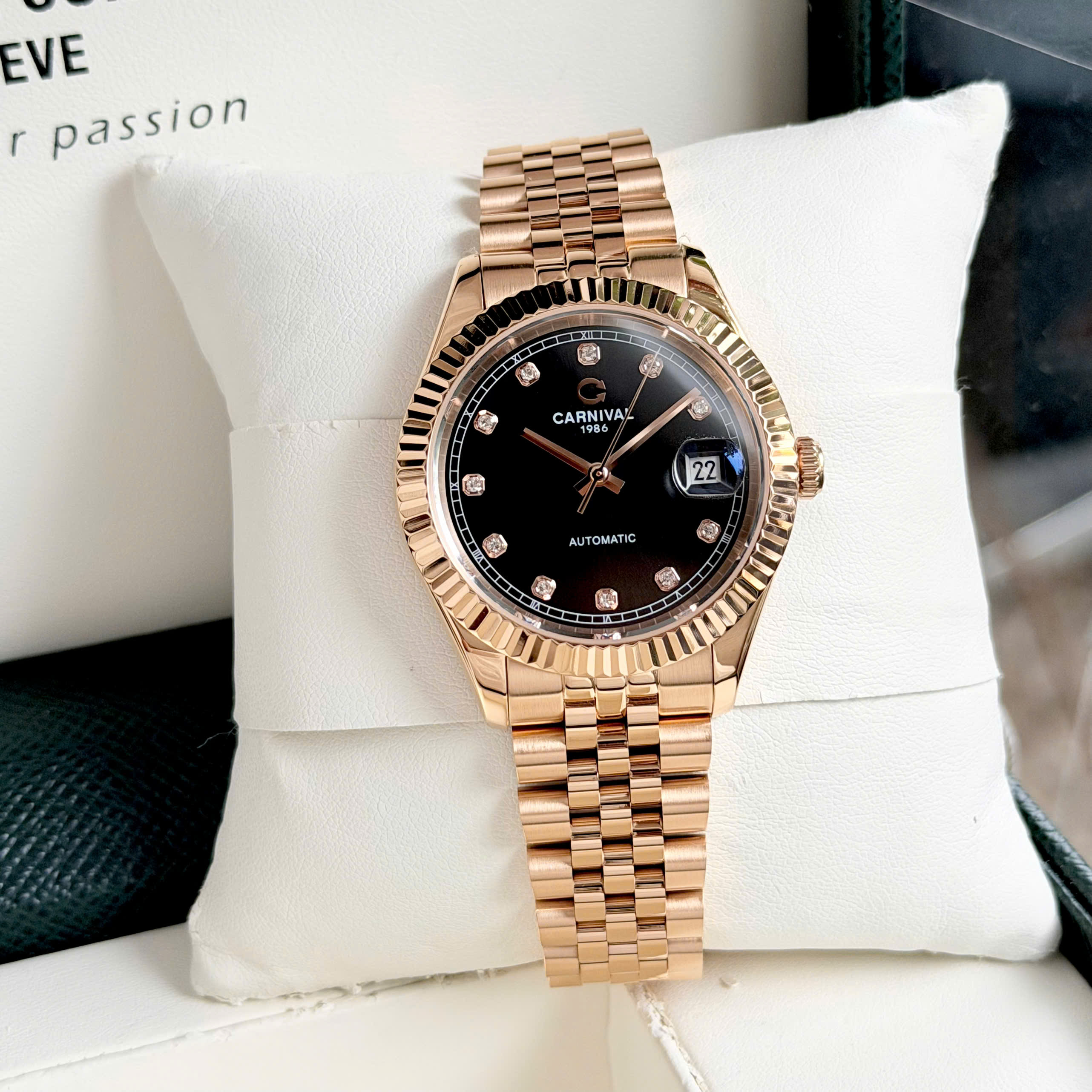 +40 Mẫu Đồng Hồ Carnival 8250G 38mm Chính Hãng – Automatic Nhật, Sapphire