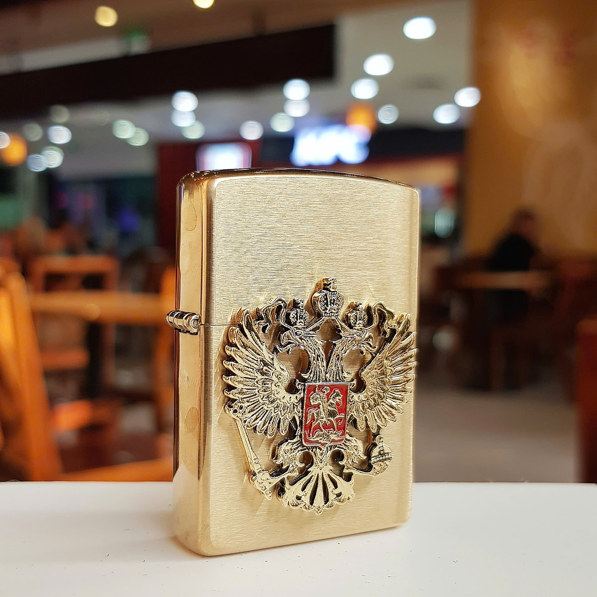 Bật lửa Zippo Quốc huy Liên bang Nga – Món quà ý nghĩa dành cho người yêu nước Nga và phong cách sưu tầm cổ điển