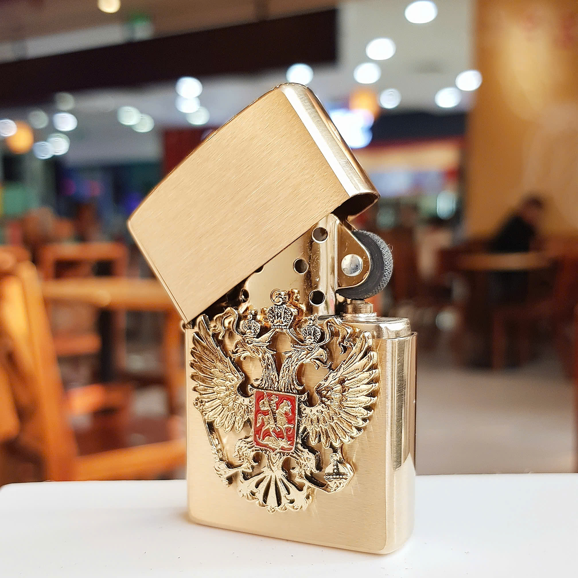 Bật lửa Zippo Quốc huy Liên bang Nga – Món quà ý nghĩa dành cho người yêu nước Nga và phong cách sưu tầm cổ điển
