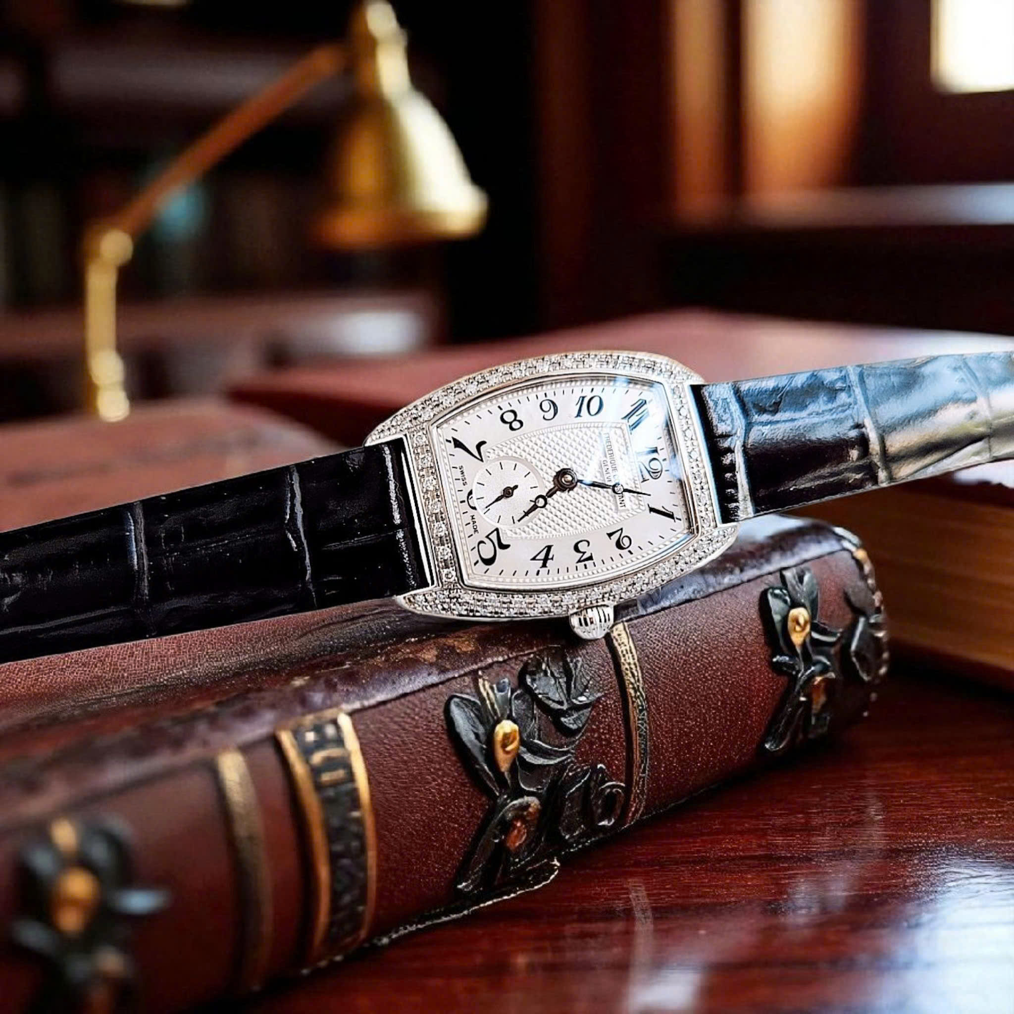 Đồng hồ Frederique Constant Art Deco Mini Diamonds FC-235APWUS1T2D26