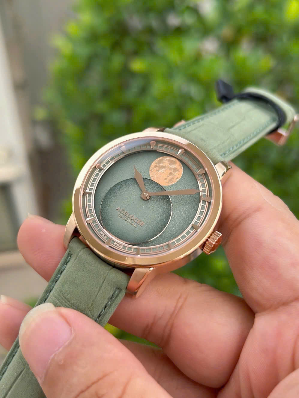 Đồng hồ Agelocer Moonphase 6415D5 – Phân tích chuyên sâu thiết kế, bộ máy và giá trị sử dụng