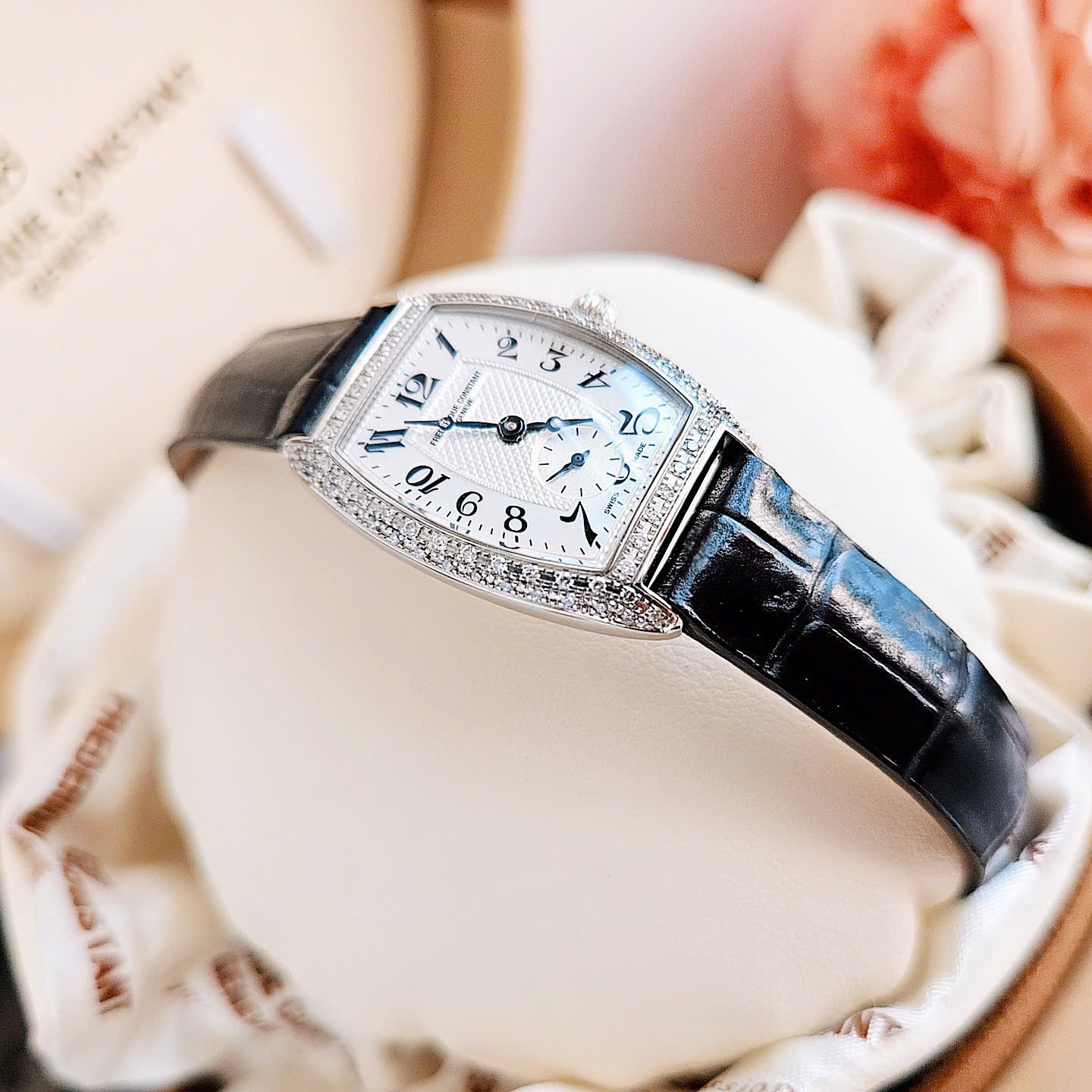 Đồng hồ Frederique Constant Art Deco Mini Diamonds FC-235APWUS1T2D26