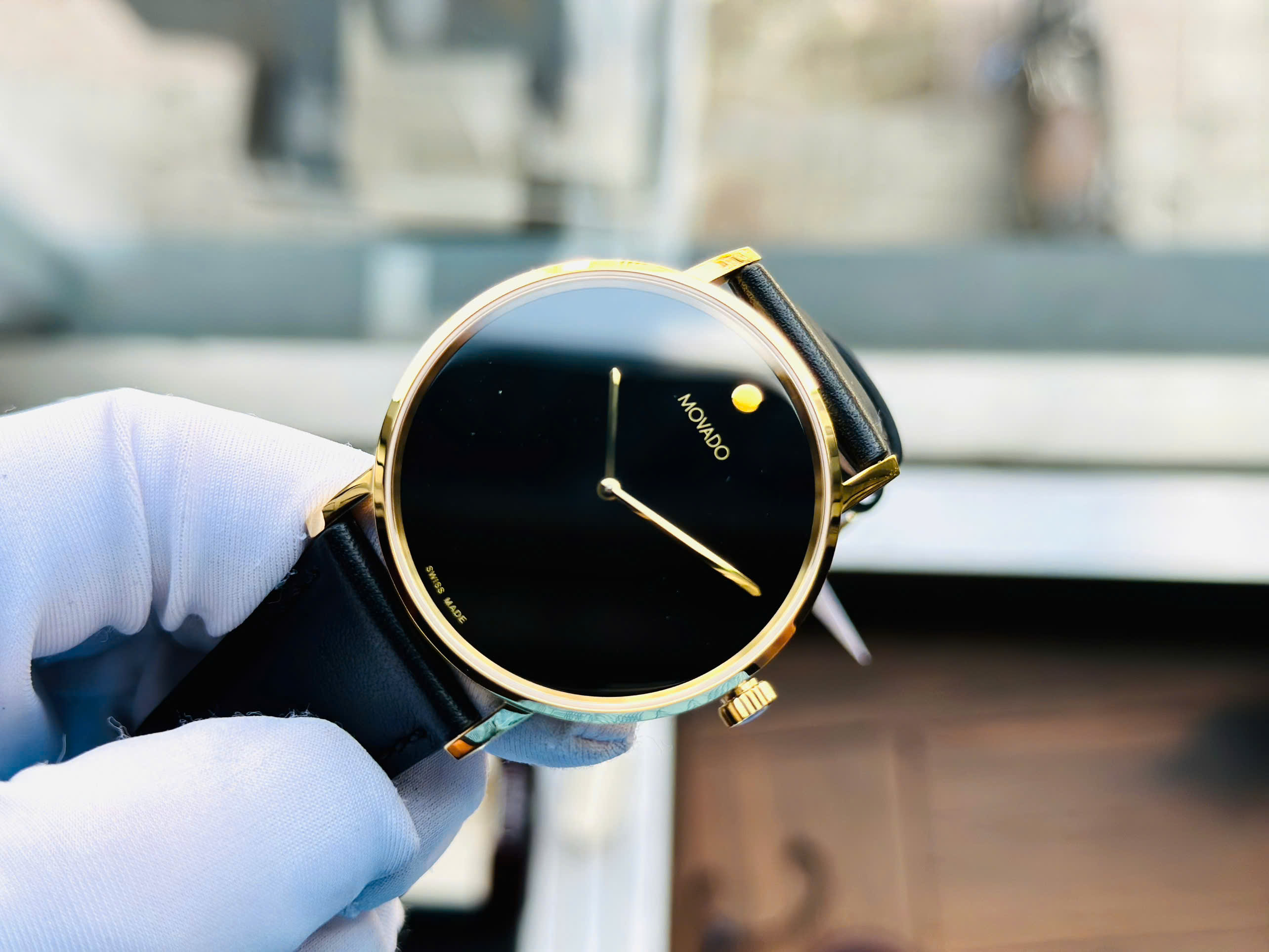 Đồng hồ Movado 0607591 – Biểu tượng Museum Dial tối giản, sang trọng chuẩn Thụy Sĩ