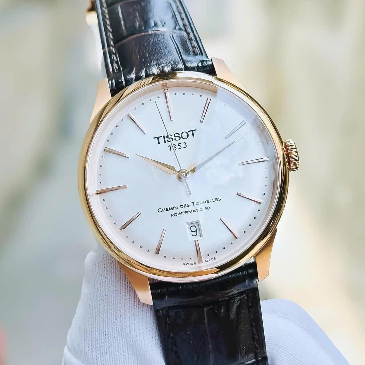 Đồng hồ Tissot Chemin Des Tourelles Powermatic 80 39mm – T139.807.36.031.00 | Chuẩn mực dresswatch Thụy Sĩ thanh lịch, dễ đeo cho mọi cổ tay