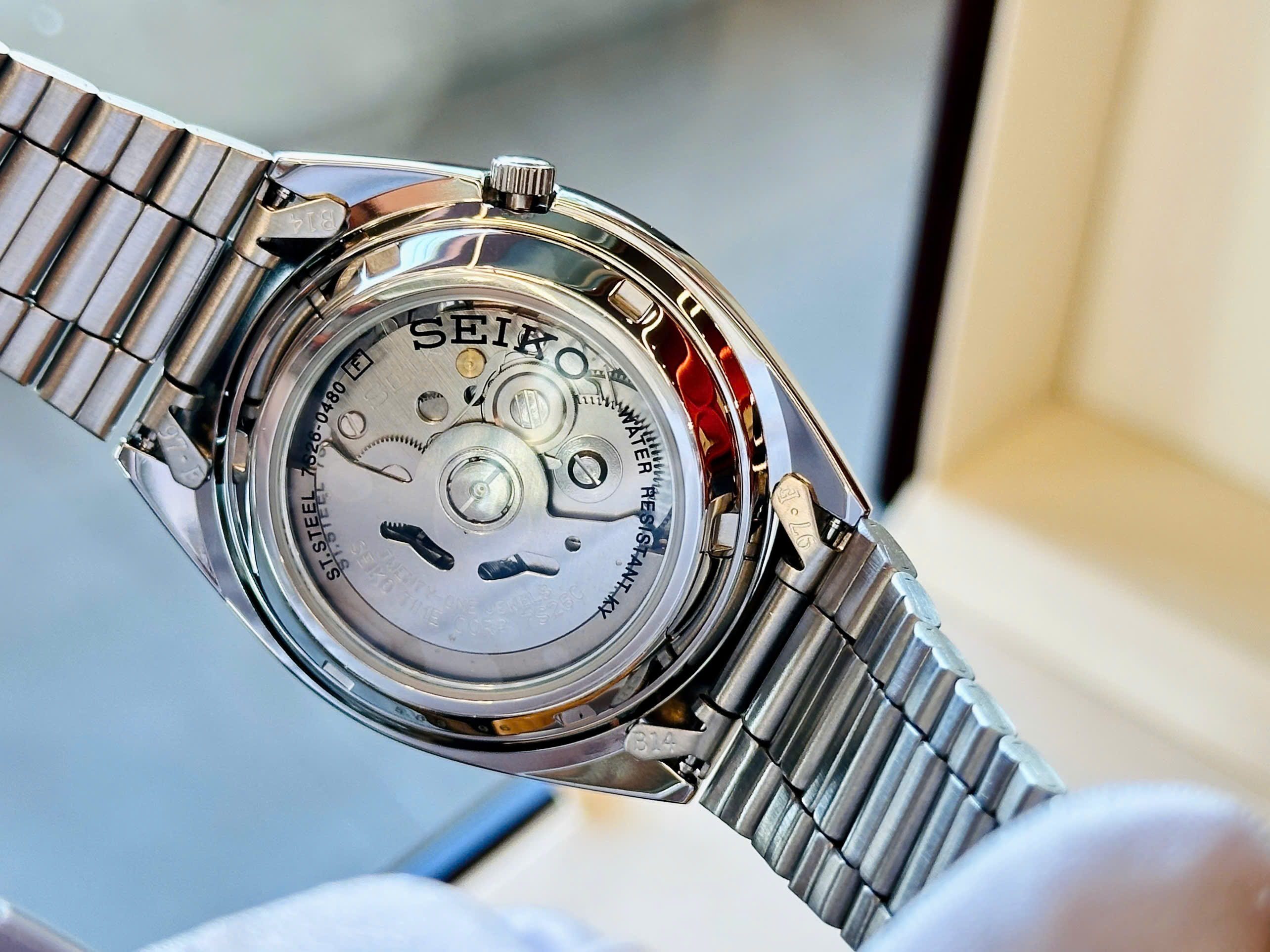 Đồng Hồ Nam Seiko 5 Automatic Silver Dial Stainless Steel Men's Watch SNXS73 Màu Bạc