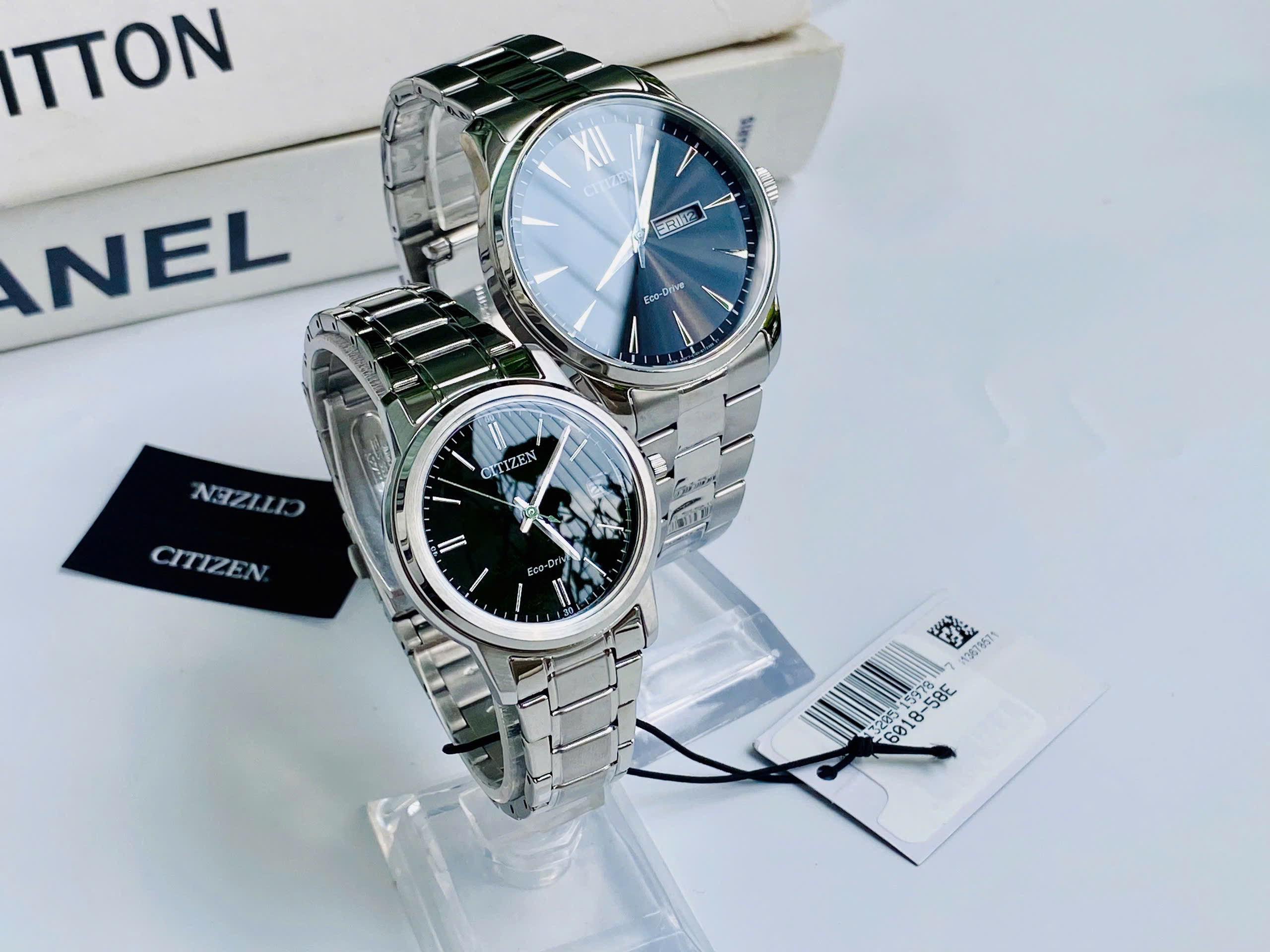 Đồng hồ cặp đôi Citizen BM8551-54E & FE6018-58E – Thiết kế sang trọng, công nghệ Eco-Drive bền bỉ, lựa chọn hoàn hảo cho các cặp đôi hiện đại