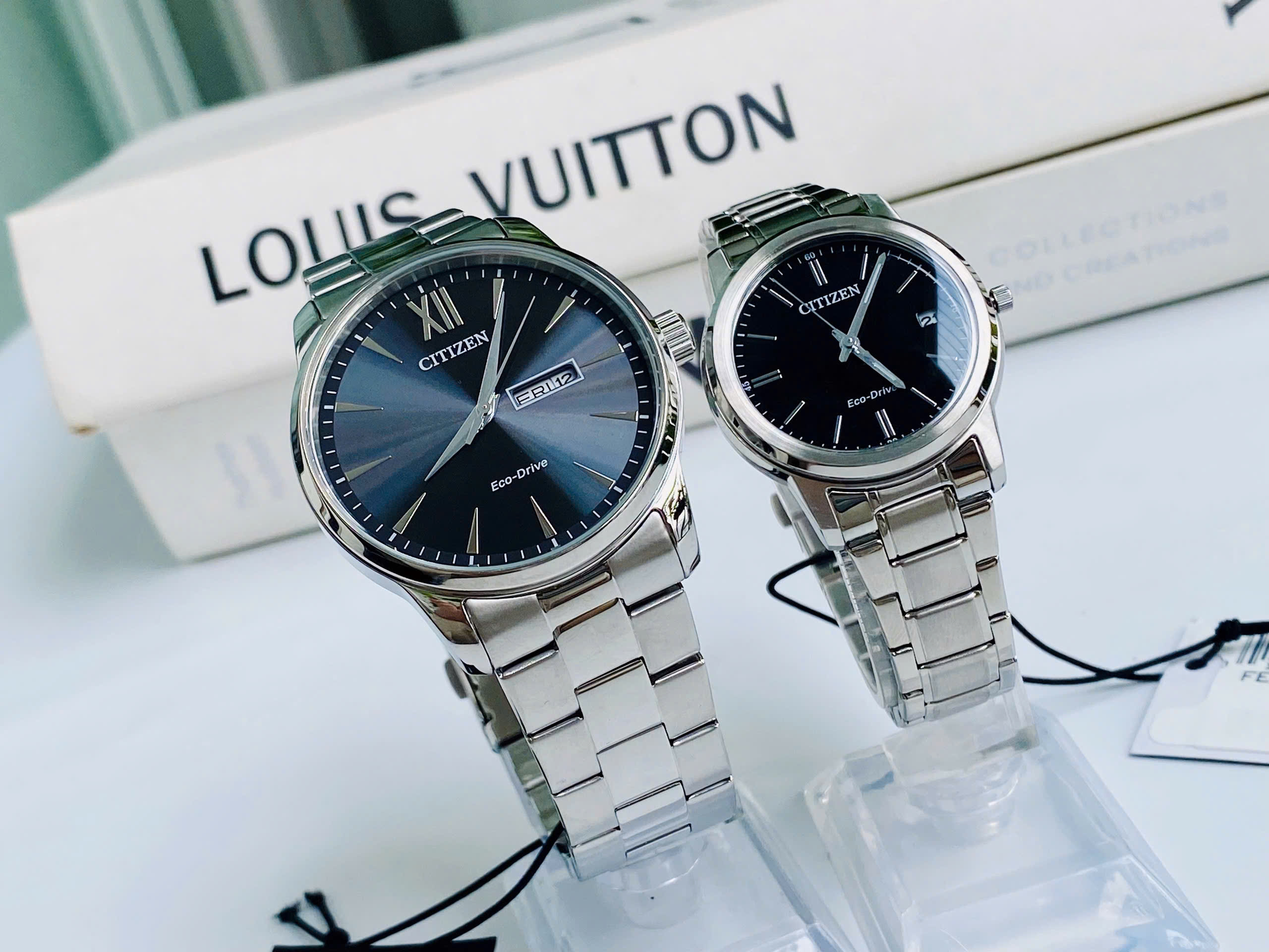 Đồng hồ cặp đôi Citizen BM8551-54E & FE6018-58E – Thiết kế sang trọng, công nghệ Eco-Drive bền bỉ, lựa chọn hoàn hảo cho các cặp đôi hiện đại