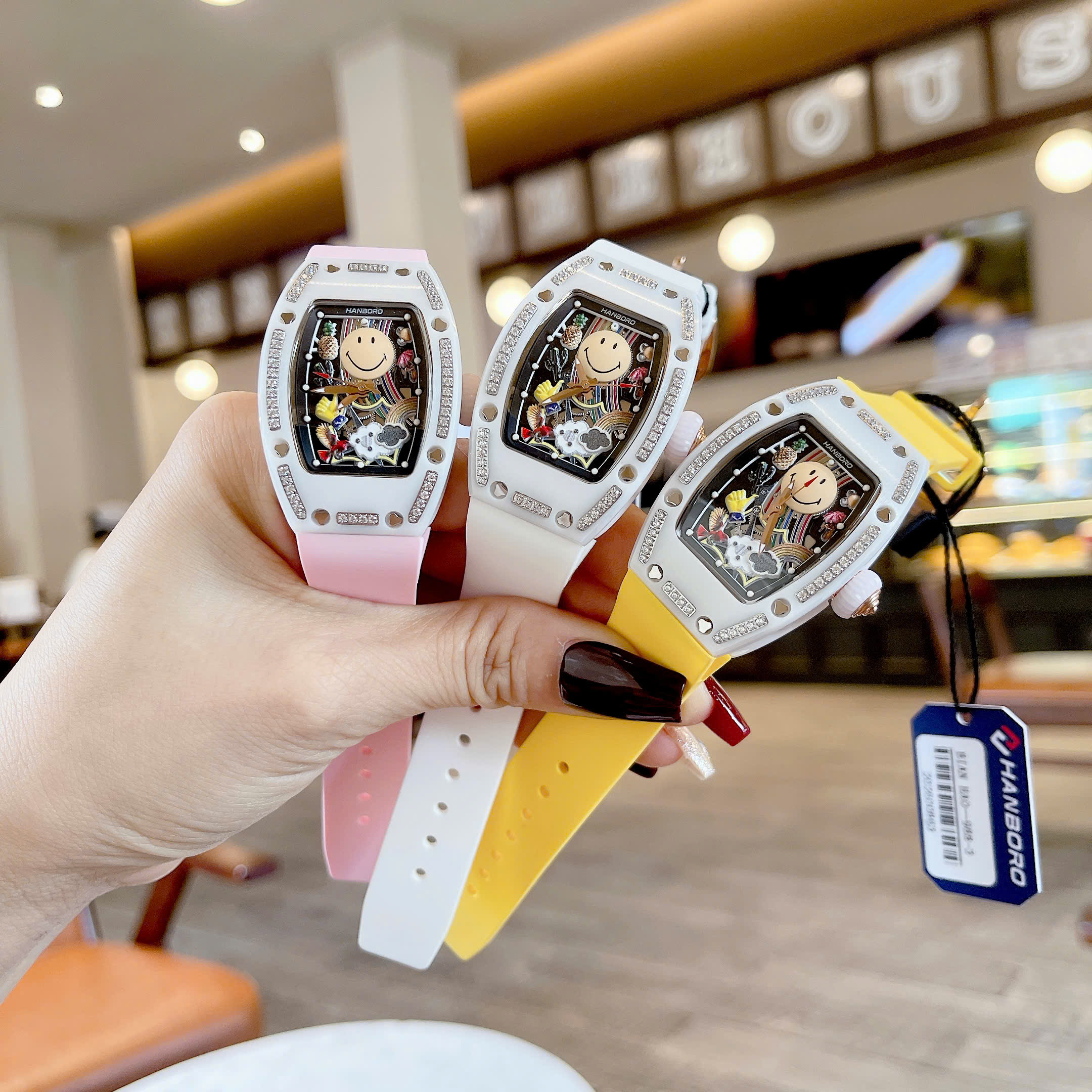 Đồng hồ nữ Hanboro by Huboler 2026 – Thiết kế tonneau thời thượng, cá tính và nổi bật trên cổ tay