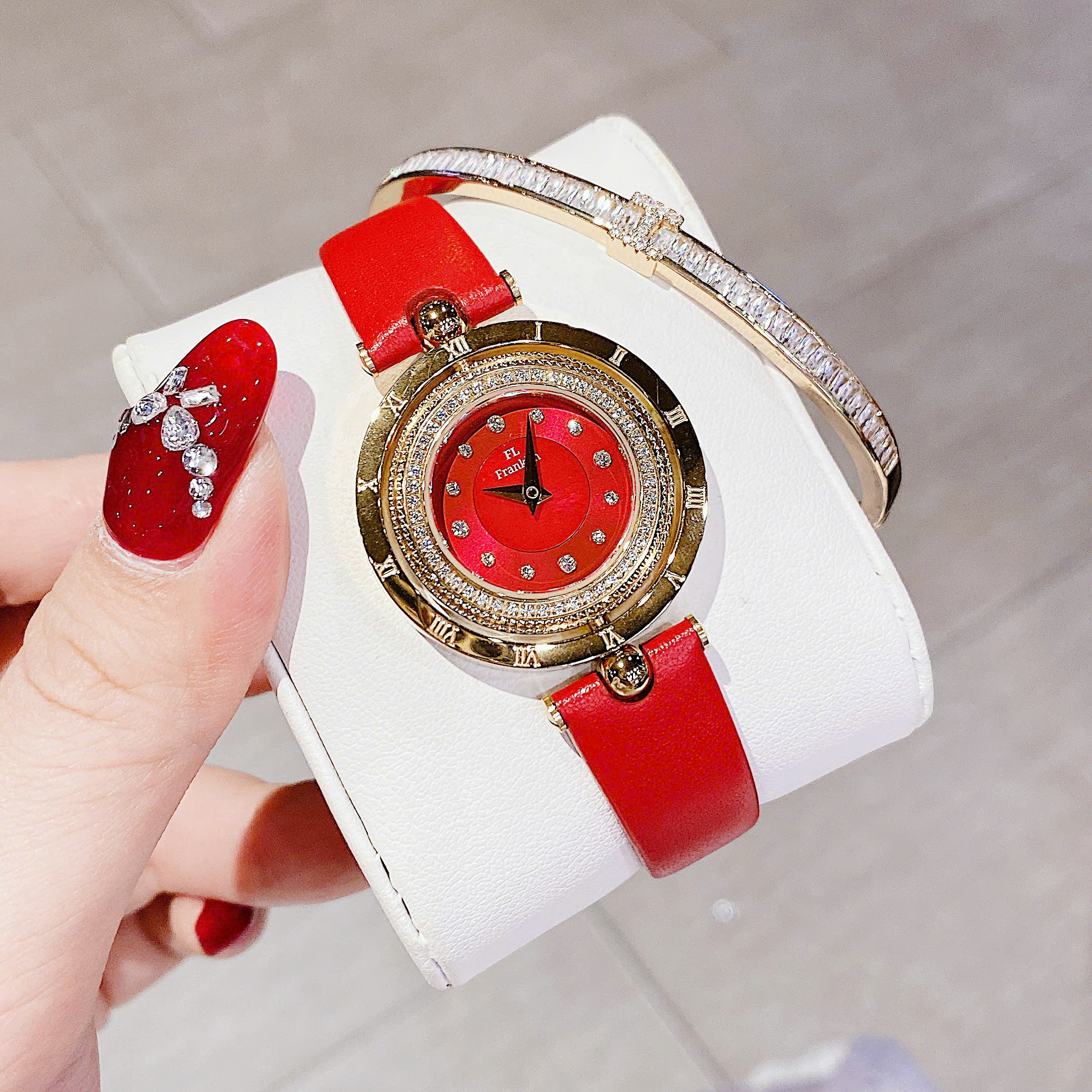 Đồng Hồ FL5489 Franklin Phiên Bản EON Xoay 360° – Thiết Kế Độc Quyền, Đẹp Bất Bại Cho Phái Nữ