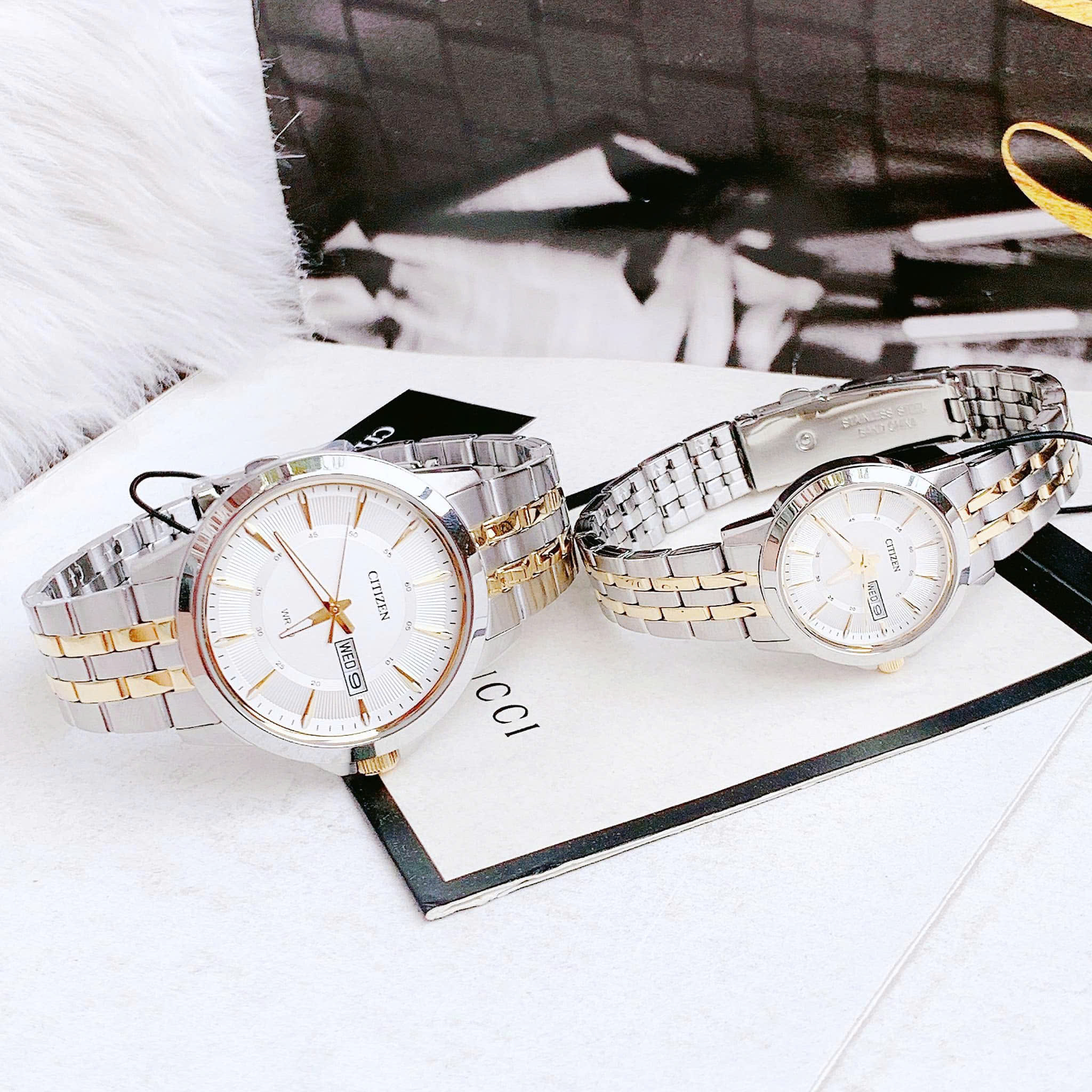 Đồng hồ cặp đôi Citizen Demi BF2018-52A & EQ0608-55A – Biểu tượng sang trọng cho tình yêu bền vững