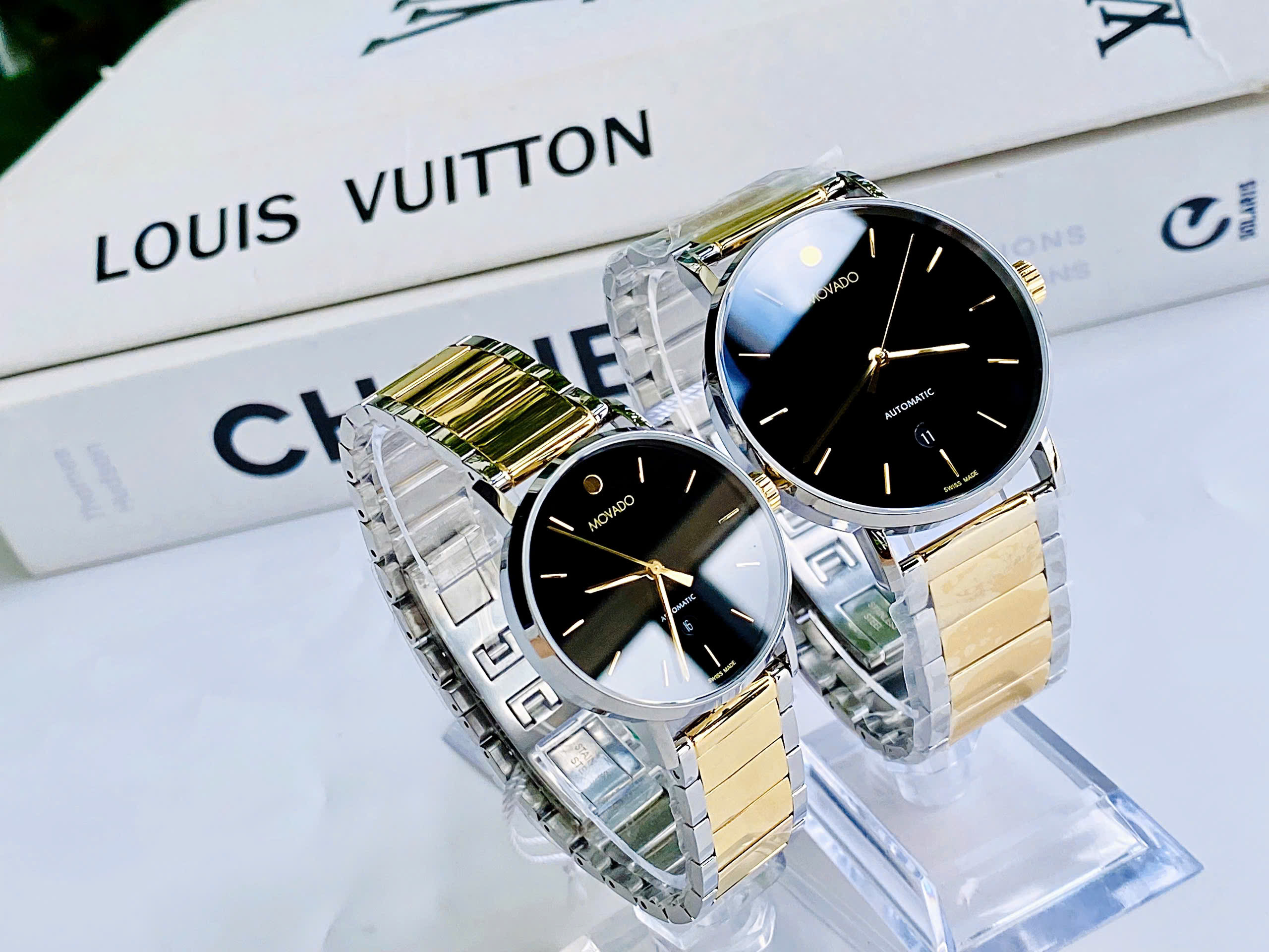 Đồng hồ Movado Museum Classic Automatic cặp đôi – Phiên bản hiếm, thiết kế sang trọng, đậm dấu ấn biểu tượng