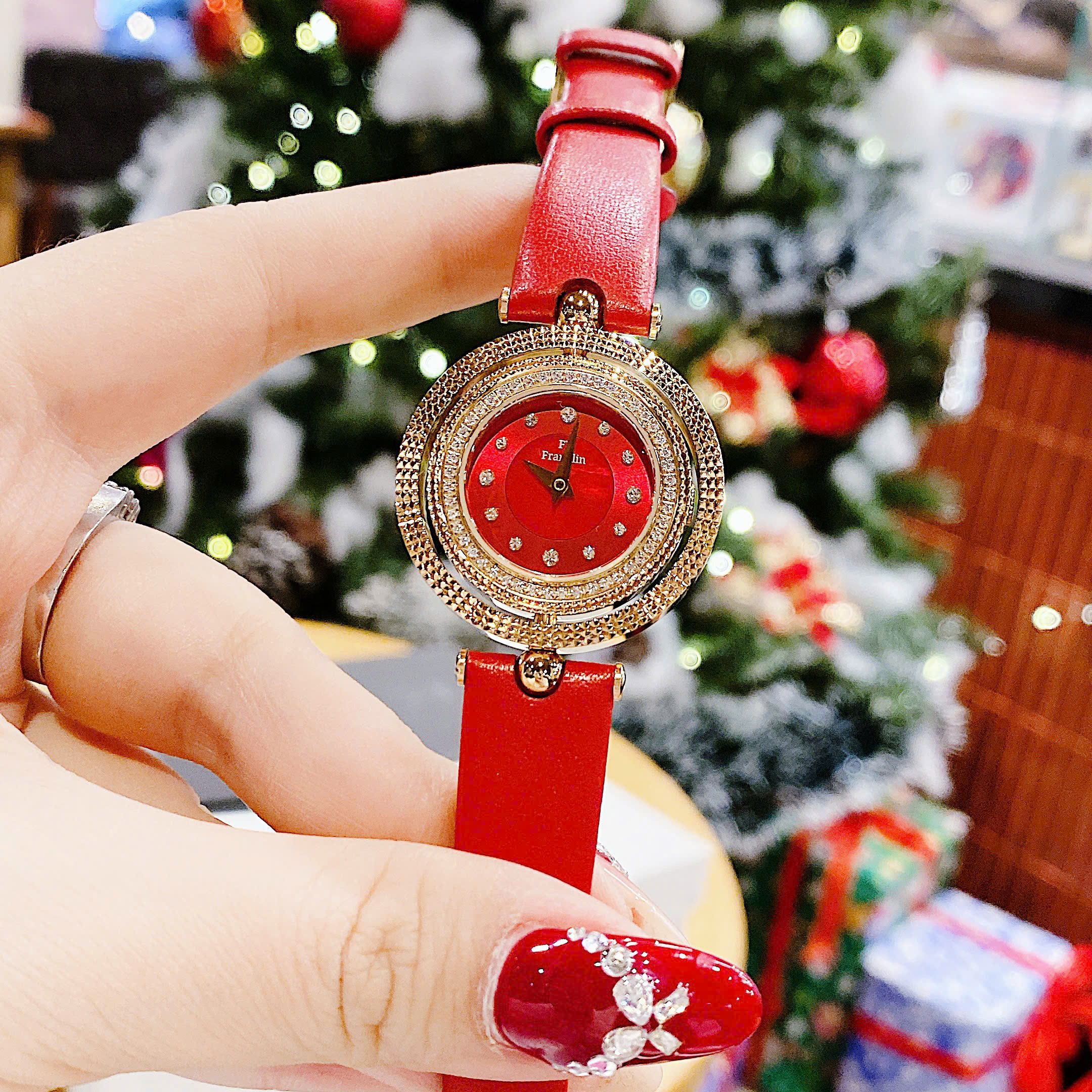 Đồng Hồ FL5489 Franklin Phiên Bản EON Xoay 360° – Thiết Kế Độc Quyền, Đẹp Bất Bại Cho Phái Nữ