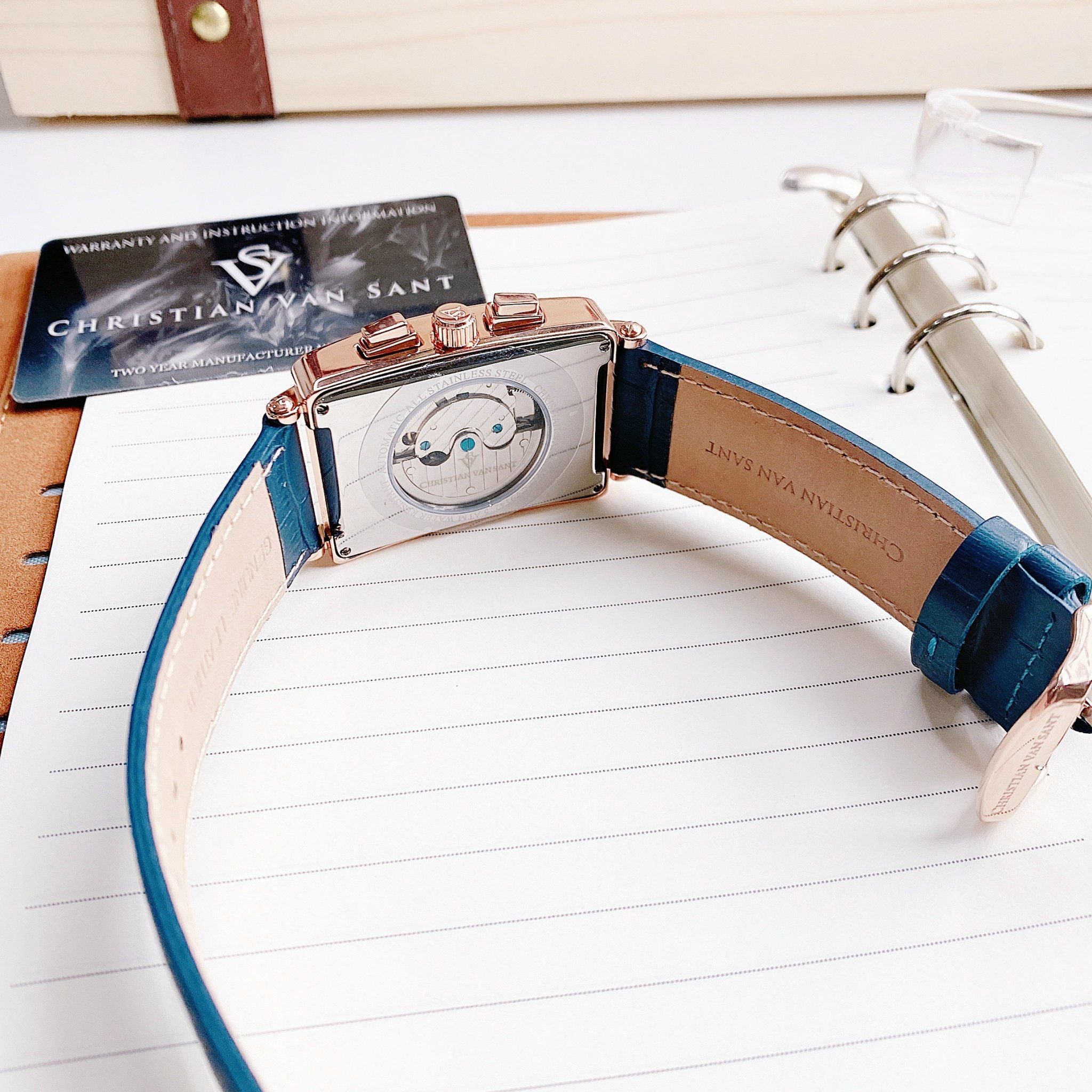 Đồng hồ Christian Van Sant Prodigy Automatic Blue Dial CV9142 – Thiết kế độc đáo, mặt xanh nổi bật, phong cách nam tính hiện đại