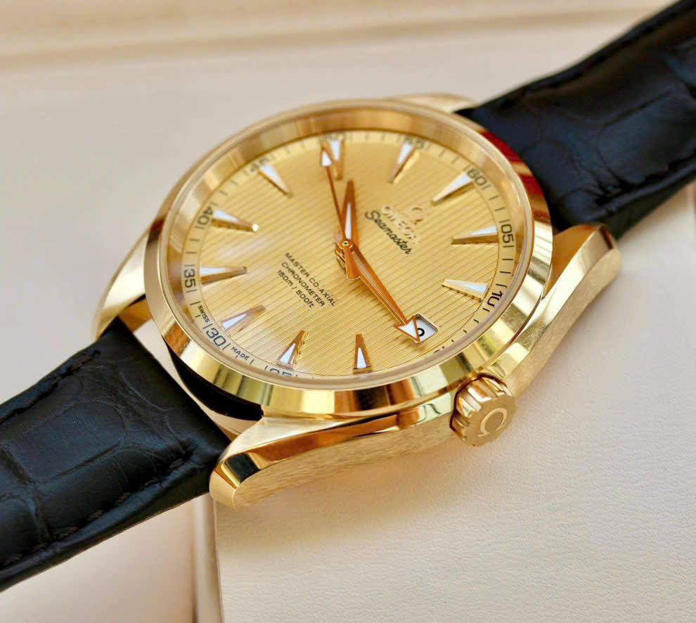 Đồng hồ Omega Seamaster Aqua Terra 150M 231.53.39.21.08.001 Yellow Gold 18K – Đỉnh cao đẳng cấp vàng khối, chuẩn mực đồng hồ sang trọng Thụy Sĩ