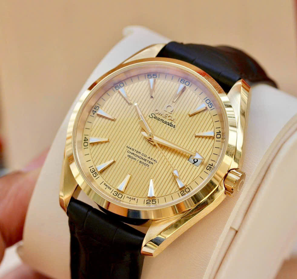 Đồng hồ Omega Seamaster Aqua Terra 150M 231.53.39.21.08.001 Yellow Gold 18K – Đỉnh cao đẳng cấp vàng khối, chuẩn mực đồng hồ sang trọng Thụy Sĩ