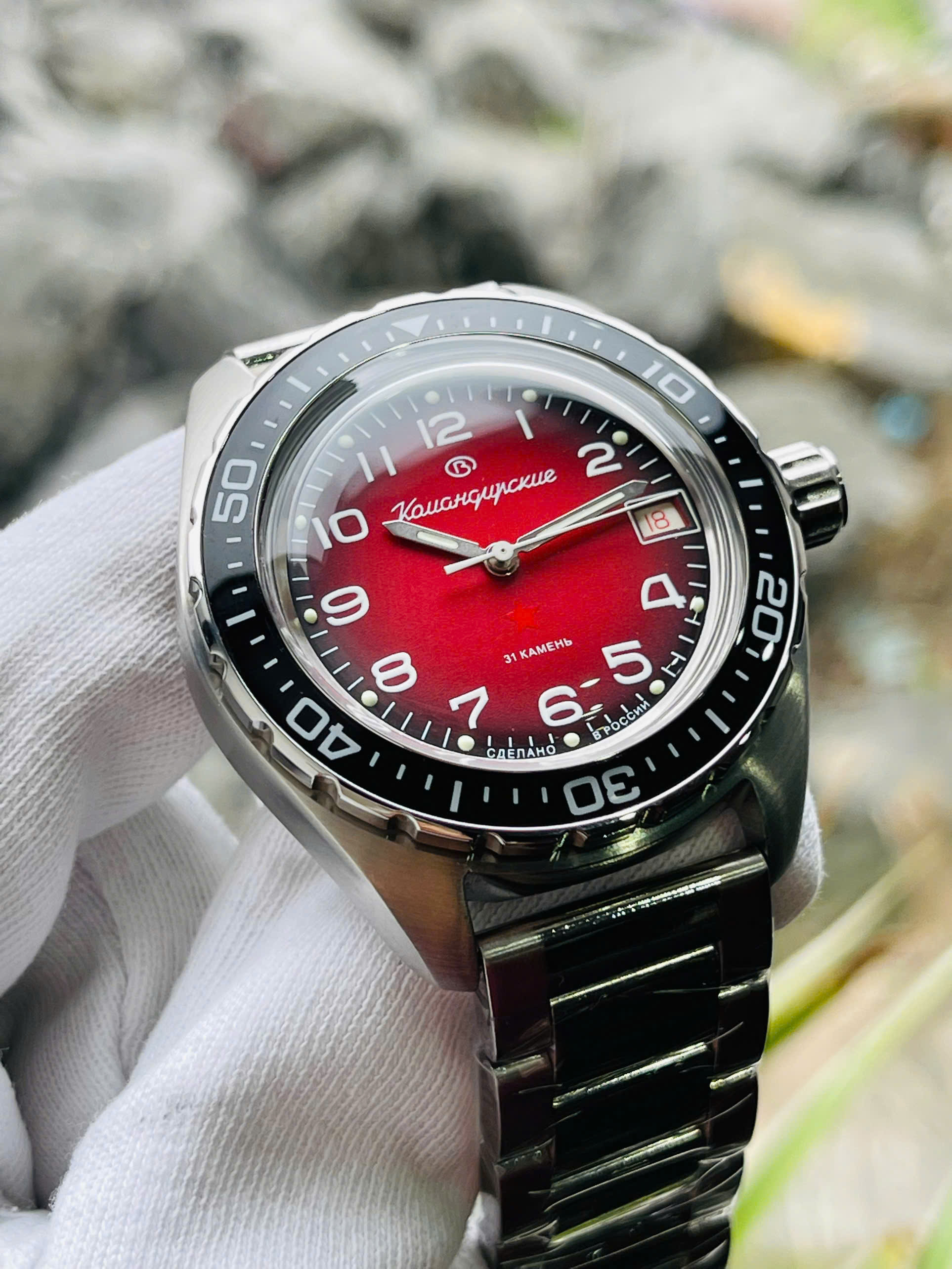 Đồng hồ Nga Vostok automatic 02035A quân đội