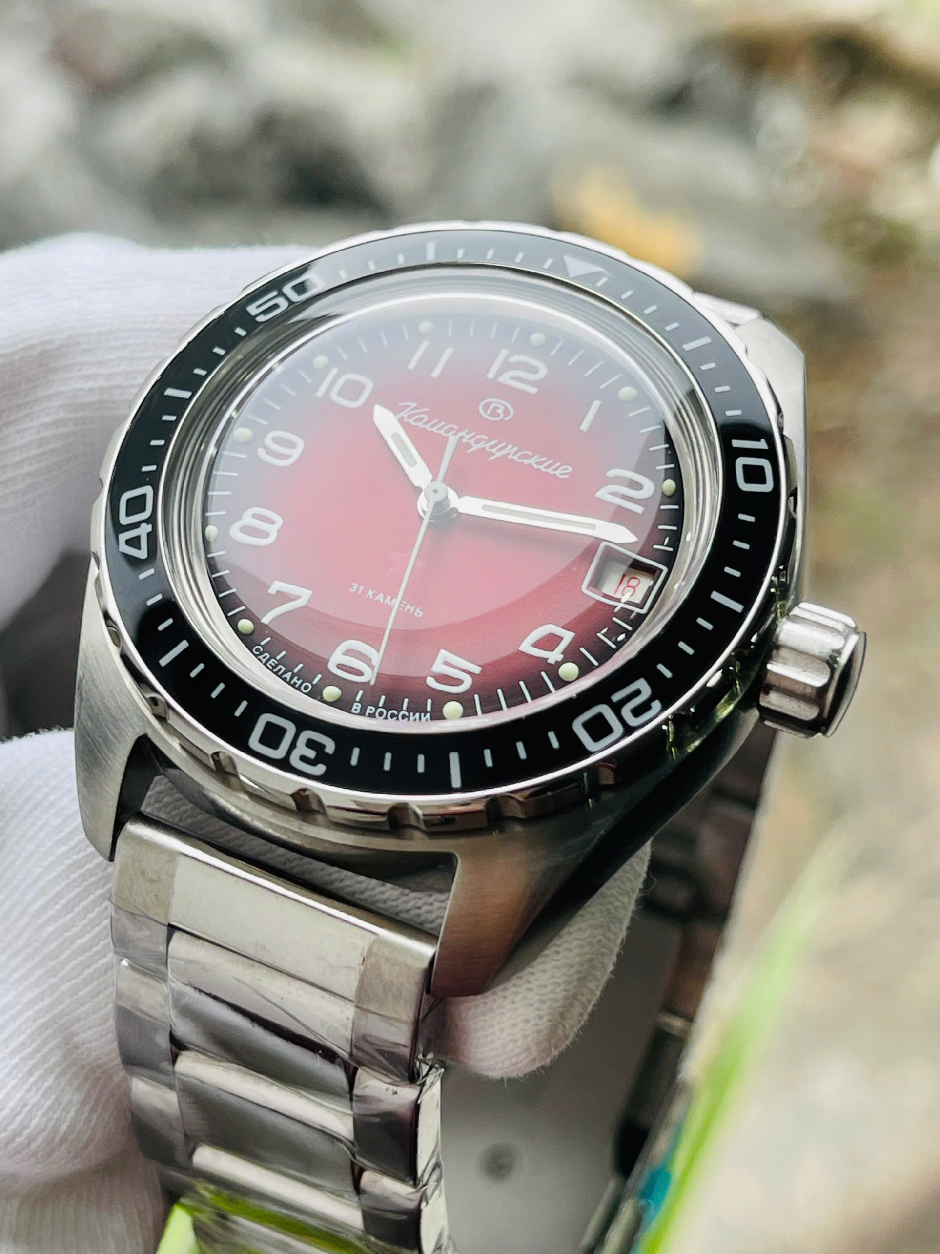 Đồng hồ Nga Vostok automatic 02035A quân đội