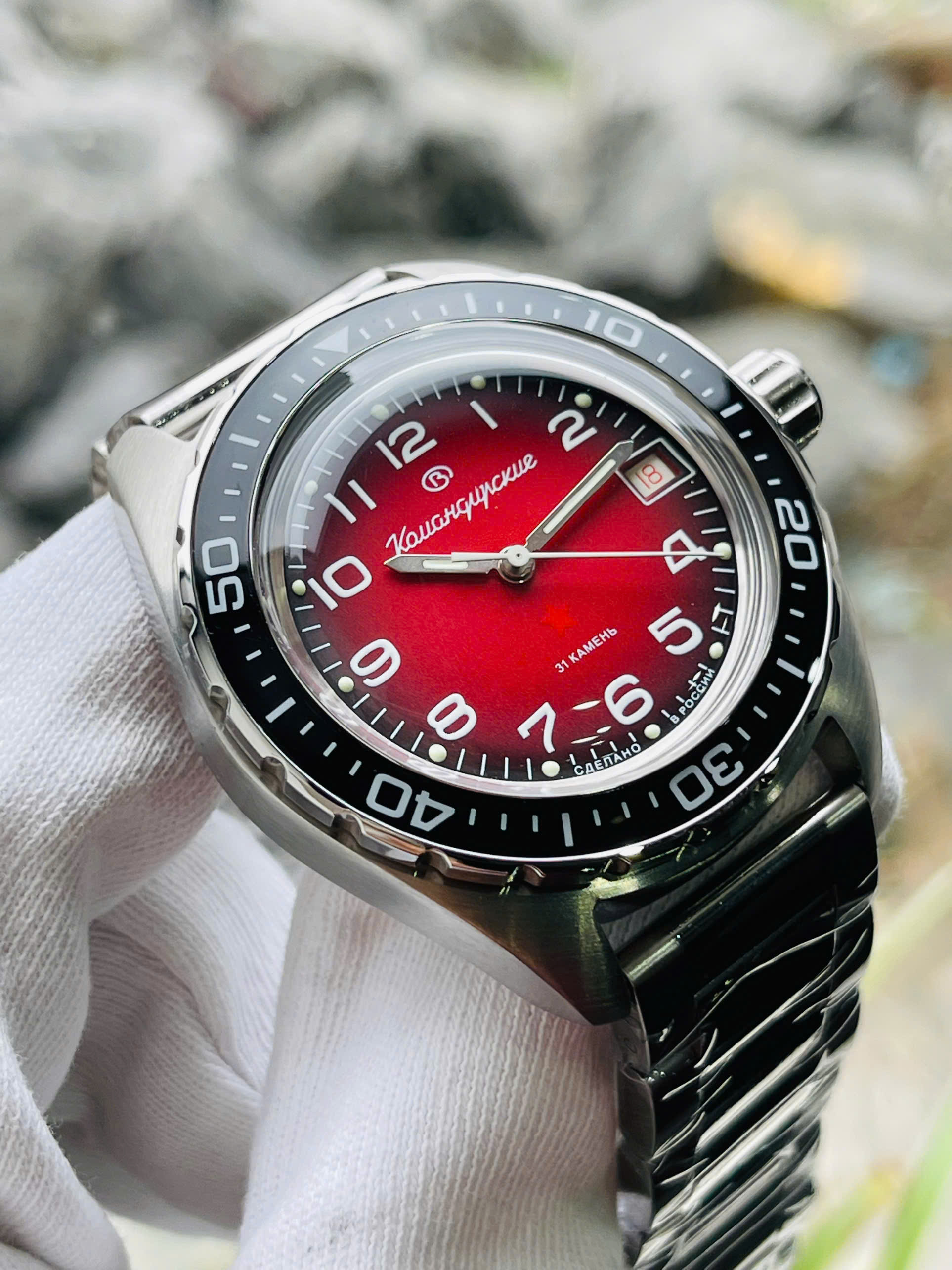 Đồng hồ Nga Vostok automatic 02035A quân đội