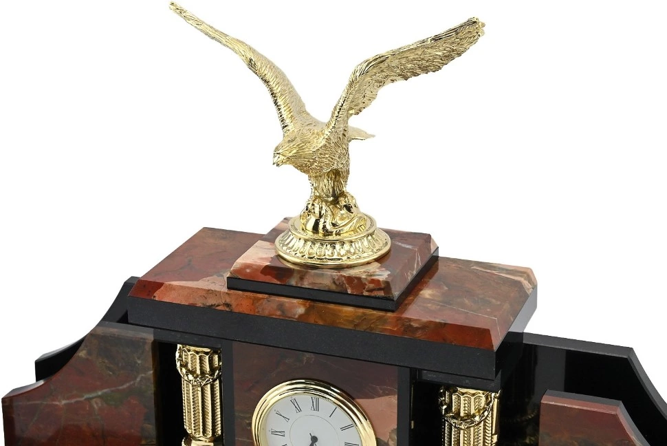 ĐỒNG HỒ ĐỂ BÀN ĐÁ JASPER EAGLE – BIỂU TƯỢNG QUYỀN LỰC CỦA NHỮNG NHÀ LÃNH ĐẠO THỰC THỤ