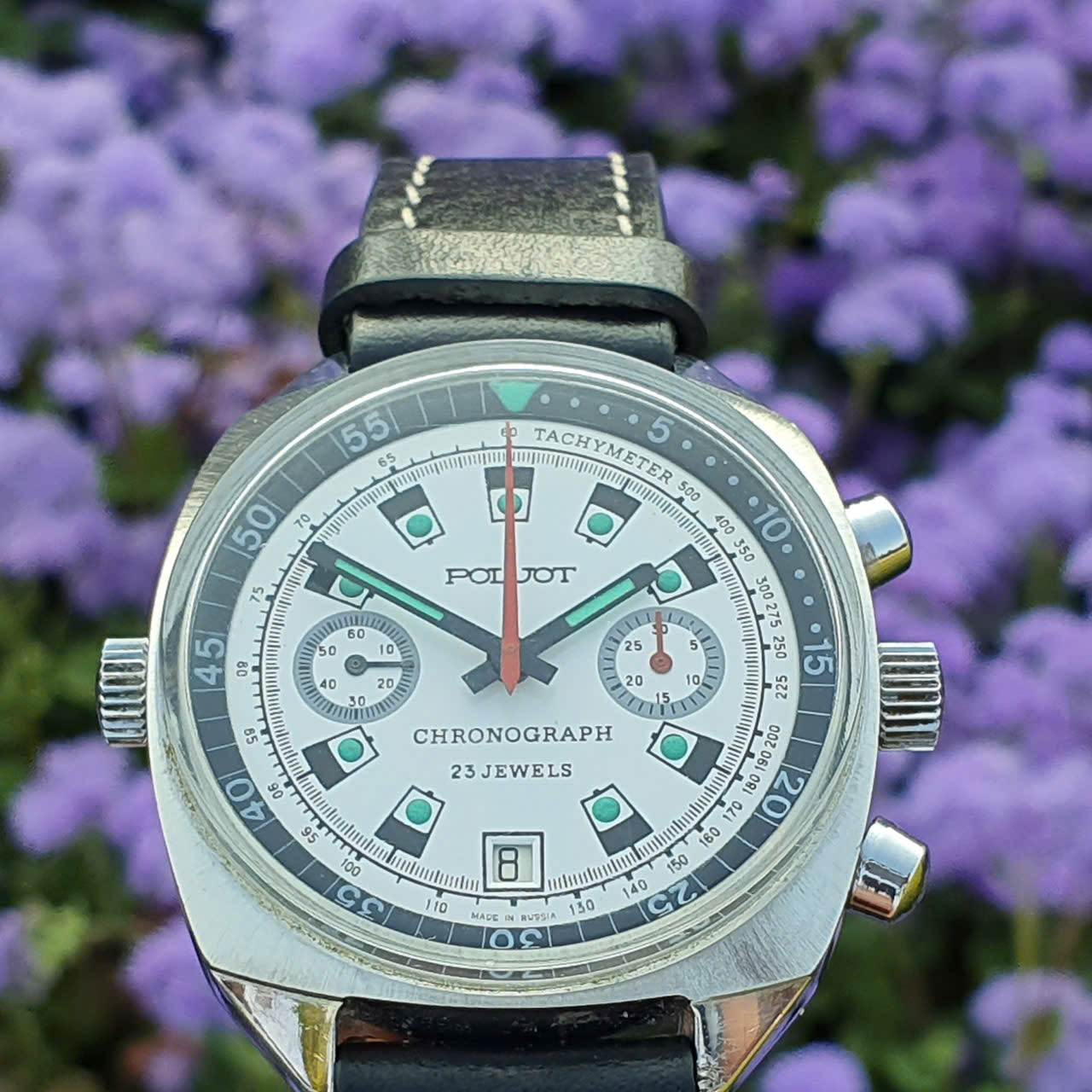 Đồng hồ Poljot Chronograph Vintage Máy Cơ 3133 – Biểu Tượng Của Một Thời Kỳ Huy Hoàng