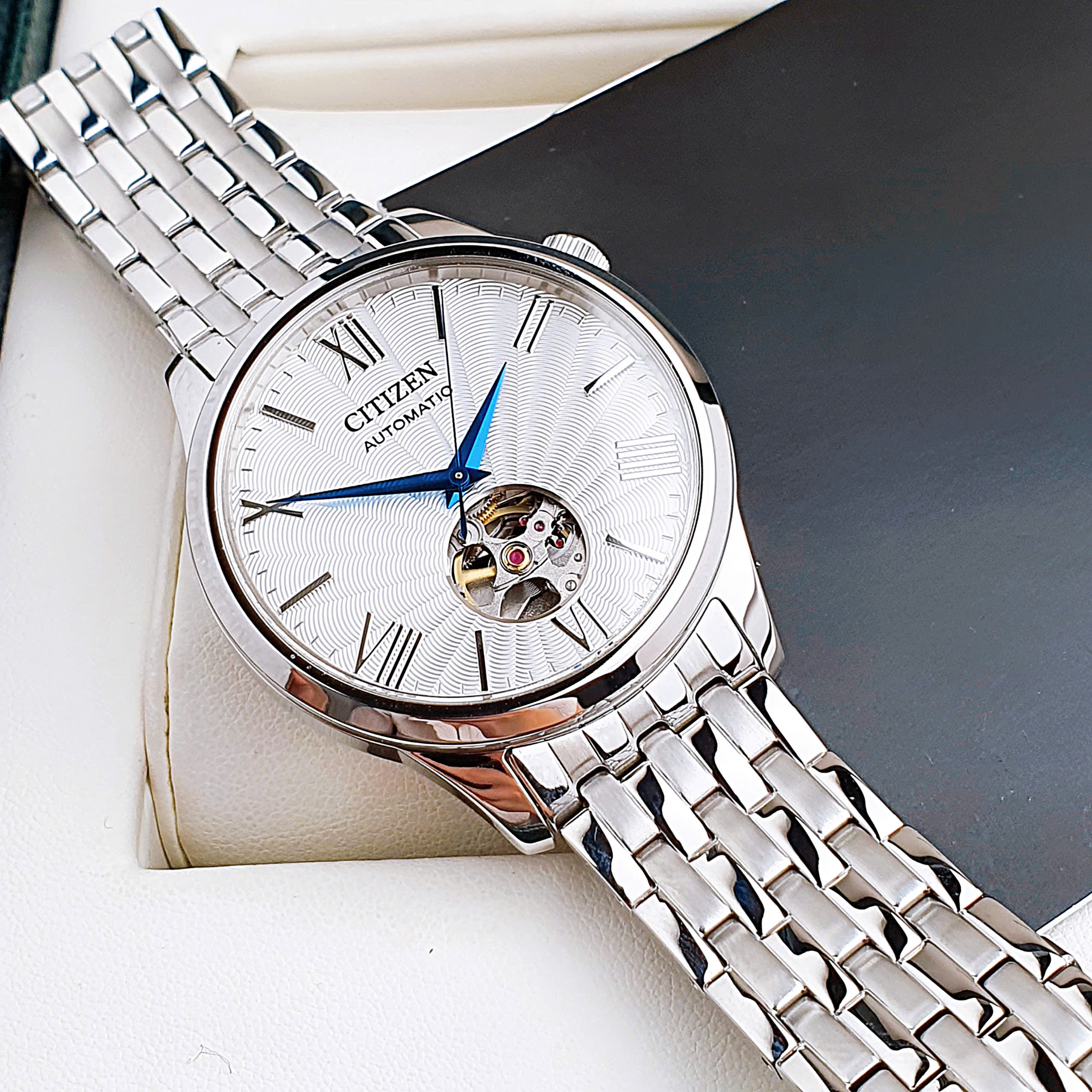 Đồng hồ Citizen Men's Watch NH9130-84A – Siêu phẩm guilloche sang trọng, nhanh tay săn sale hôm nay